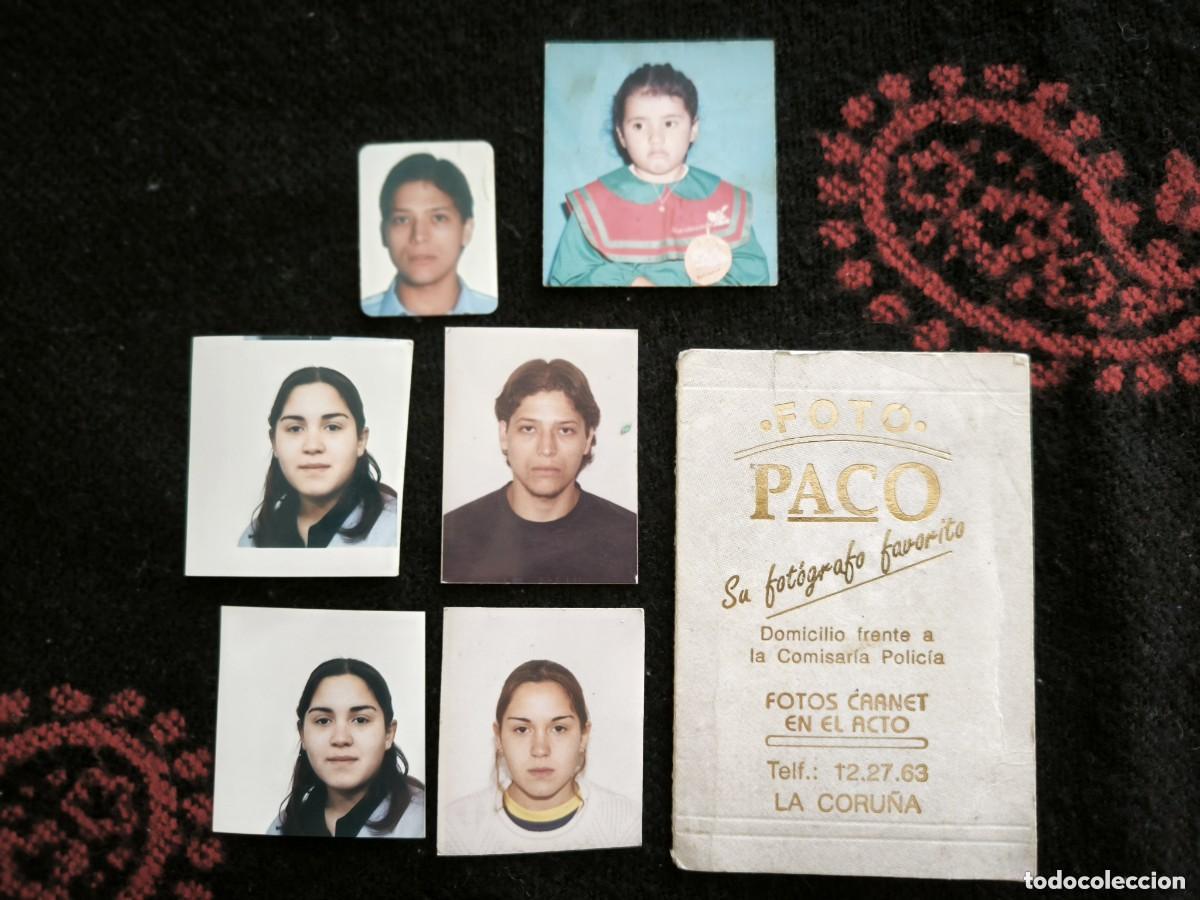 Fotografia antica: Antiguo Sobre De Fot&oacute;grafo Foto Paco La Coru&ntilde;a Con Fotos De Carnet &ndash; Coleccionismo
