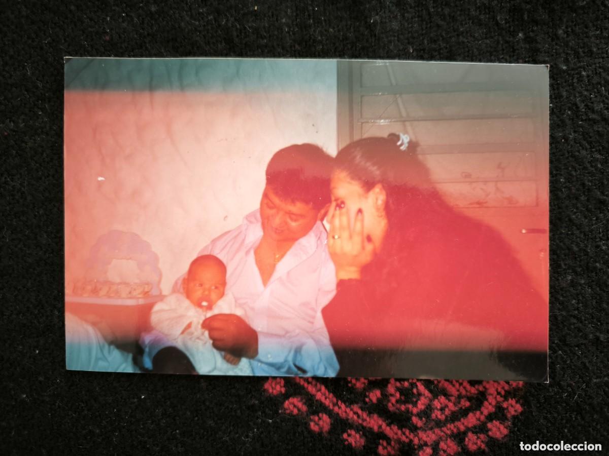 Photographie ancienne: Antigua Fotograf&iacute;a Original &ndash; Madre Con Beb&eacute; En Brazos &ndash; Retrato Familiar Vintage