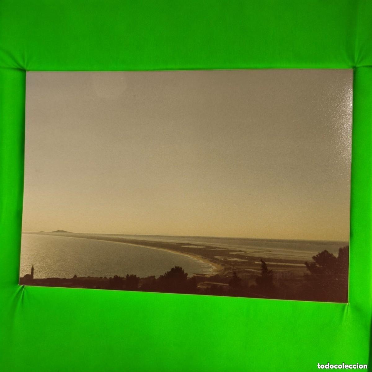 Photographie ancienne: Fotograf&iacute;a Vintage En Color &ndash; Vista Panor&aacute;mica De Costa Al Atardecer