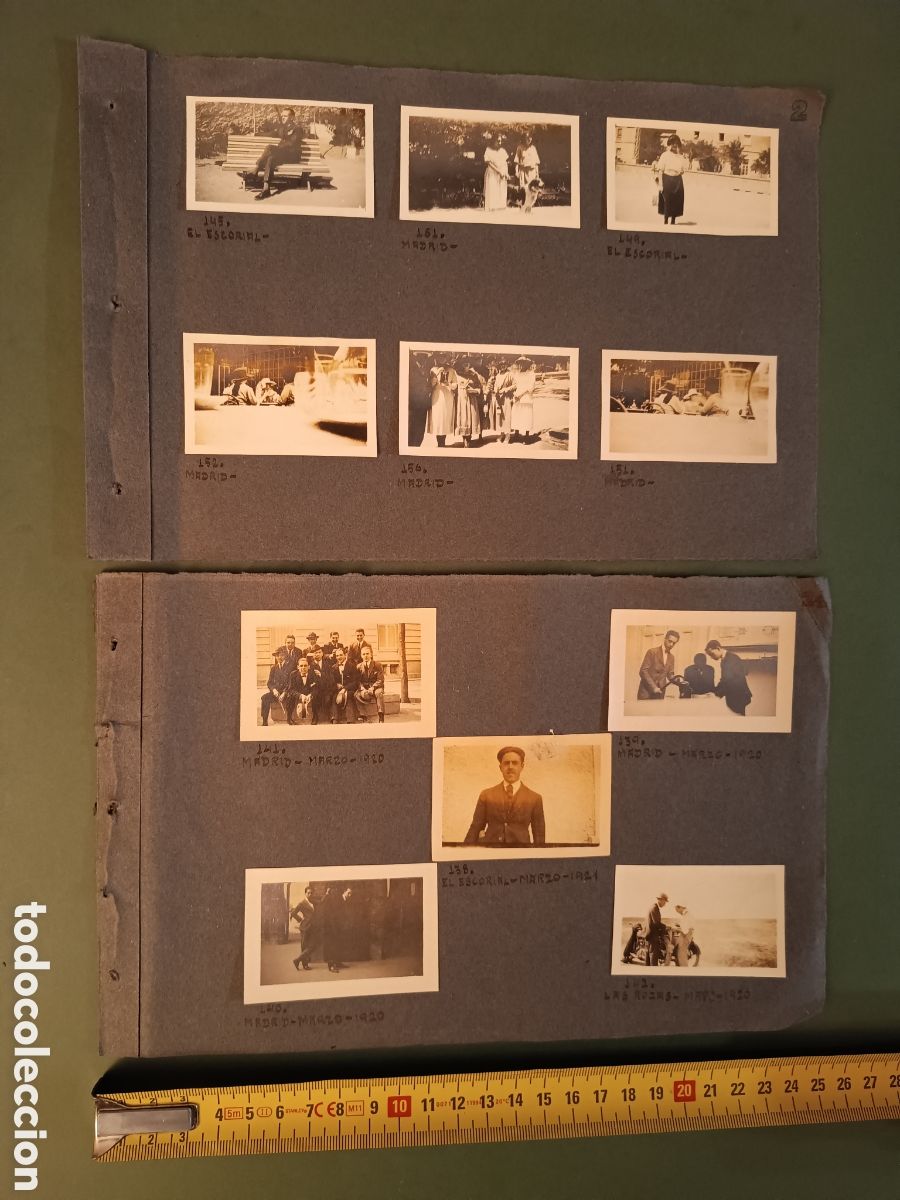 Fotograf&iacute;a antigua: 10 FOTOGRAF&Iacute;AS - 1920 - 1921 - MADRID - EL ESCORIAL - LAS ROZAS