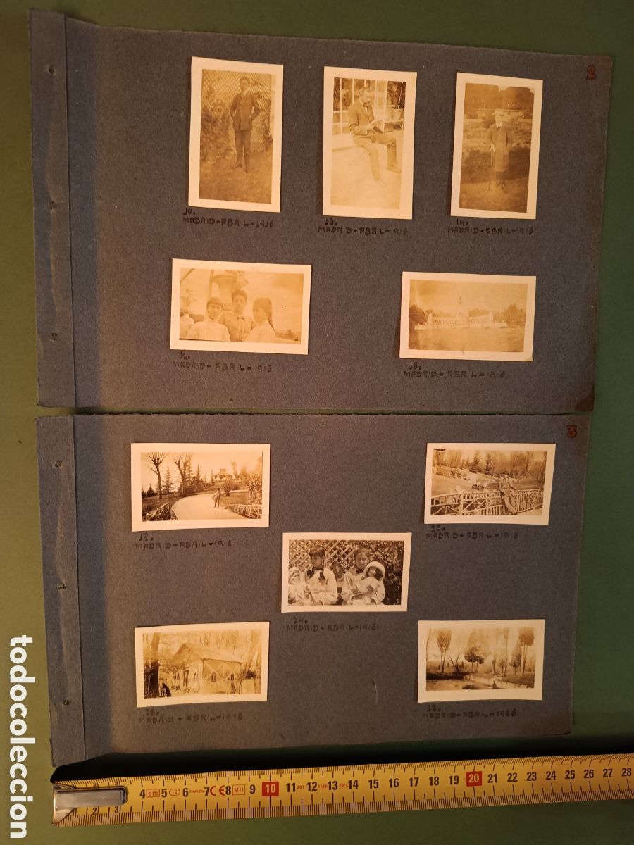 Fotograf&iacute;a antigua: 10 FOTOGRAF&Iacute;AS - ABRIL 1916 - MADRID