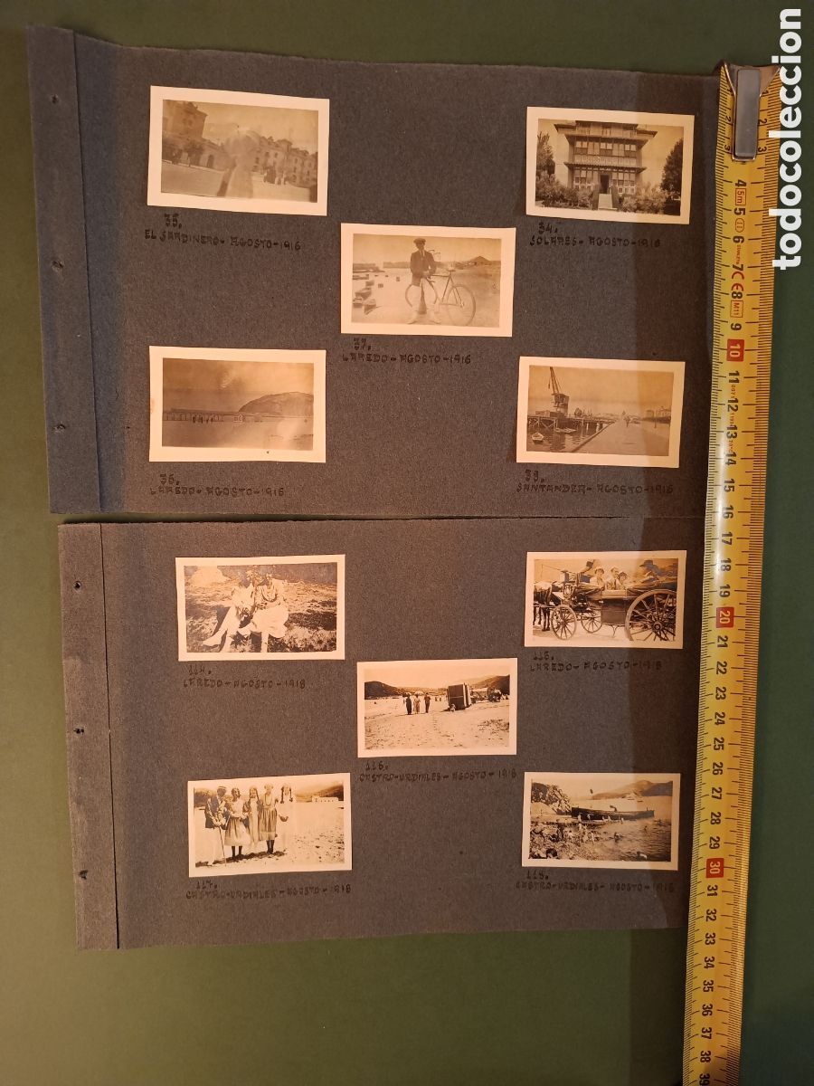 Fotograf&iacute;a antigua: 10 FOTOGRAF&Iacute;AS - AGOSTO 1916 - 1918 - LAREDO - SANTANDER - CASTROURDIALES - SOLARES - CANTABRIA