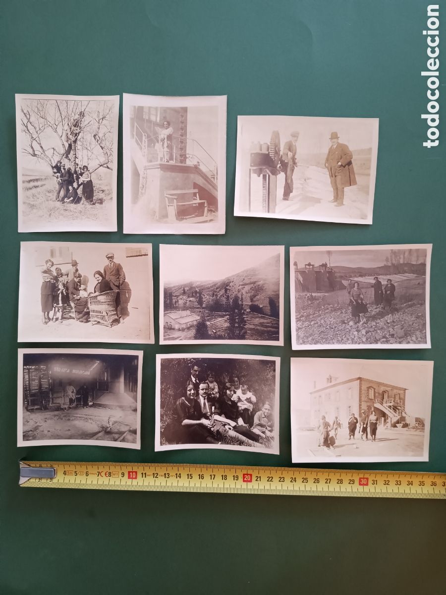 Fotograf&iacute;a antigua: 9 FOTOGRAF&Iacute;AS DEL HENARES 1921