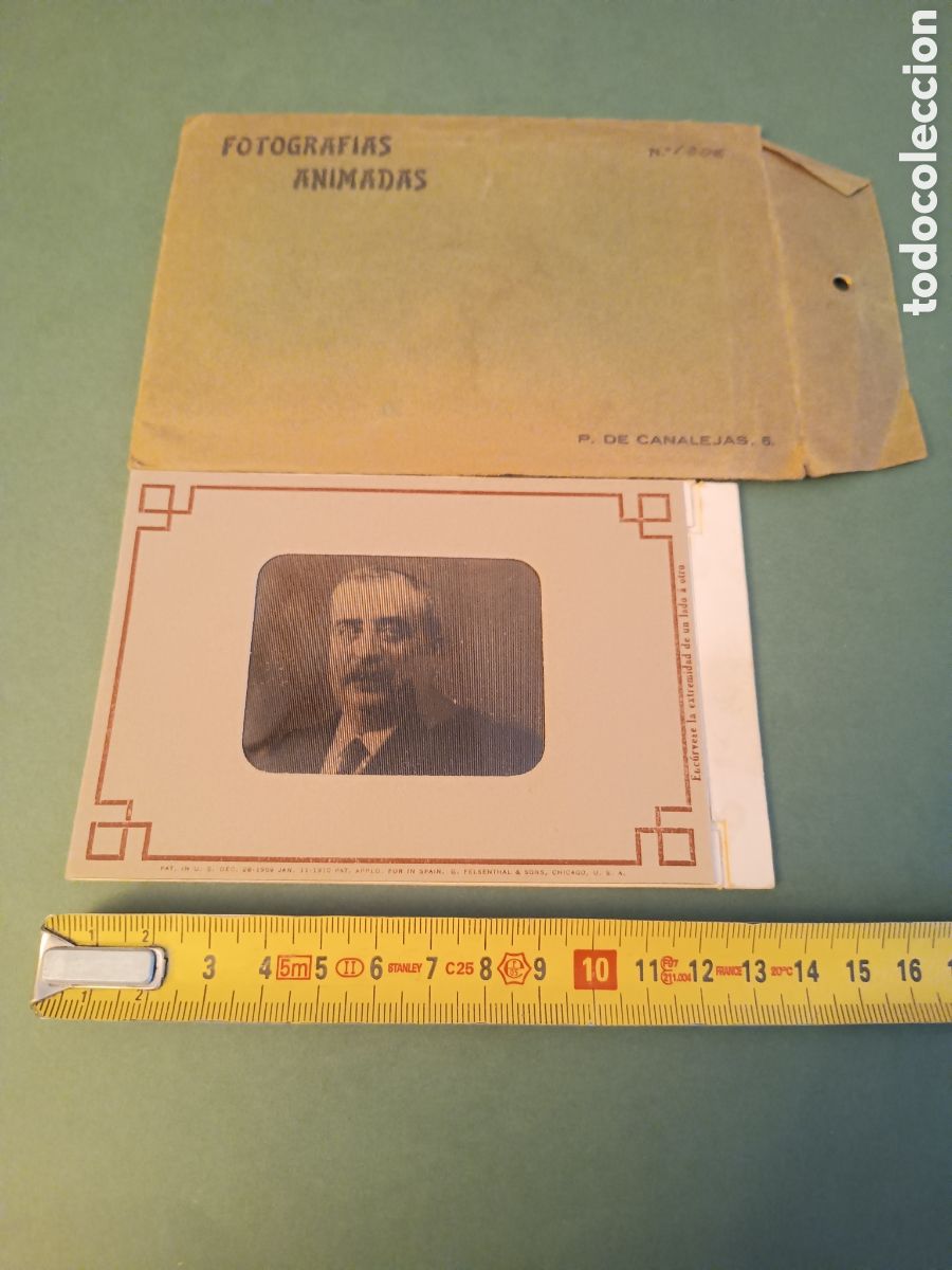 Fotografia antiga: FOTOGRAFIA ANIMADA 1915 CON MOVIMIENTO - RETRATO DE ANTONIO HERN&Aacute;NDEZ
