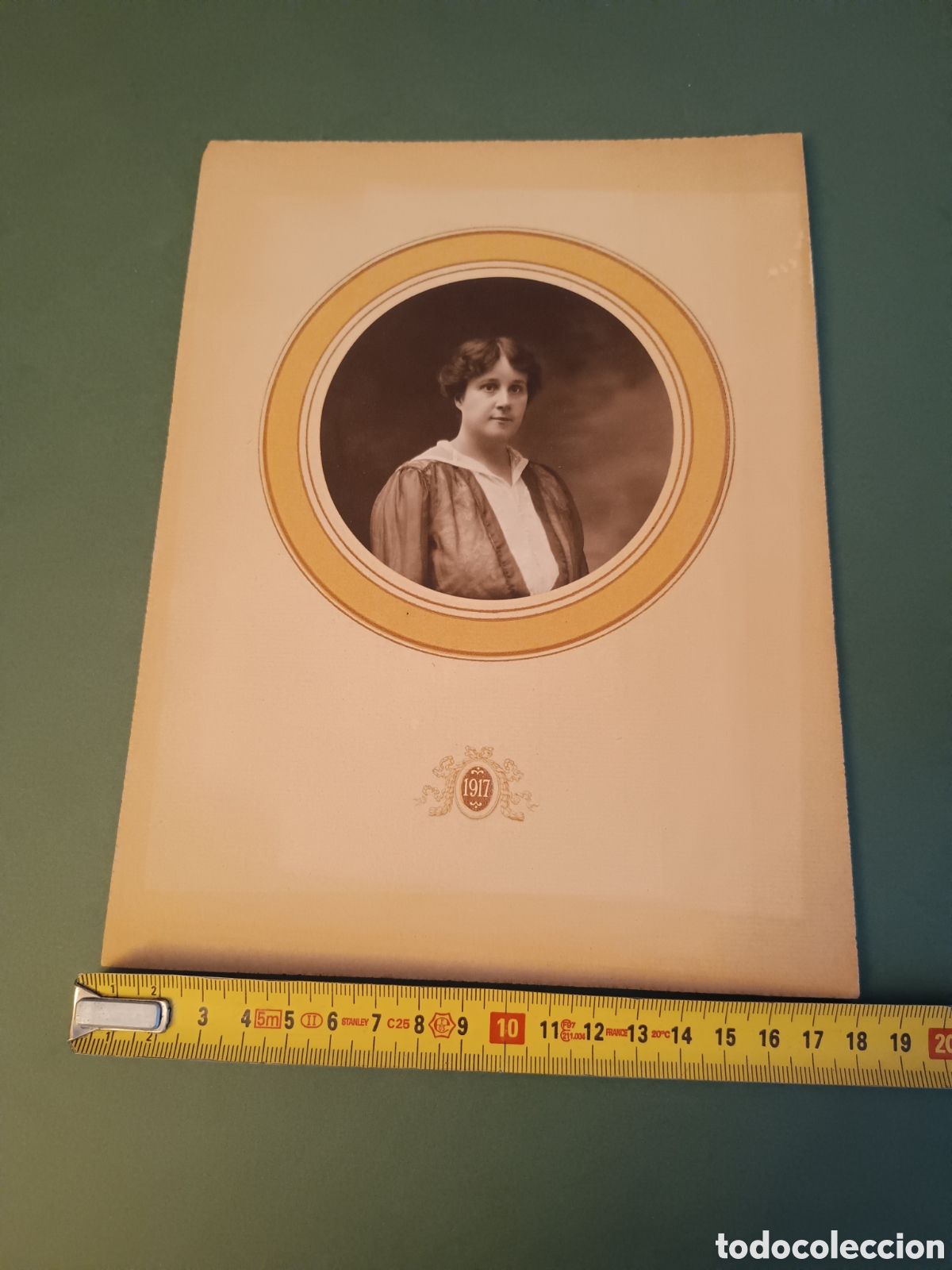 Antique Photography: RETRATO DE 1917 - MARGOT - PHOTOGRAPHIE DES GRANDS MAGASINS DU LOUVRE