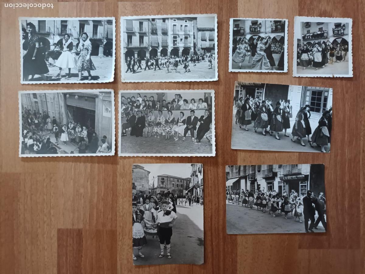 Photographie ancienne: LOTE FOTOGRAF&Iacute;A FIESTA, ESBART PONTS LLEIDA LERIDA BALLET DE DEU