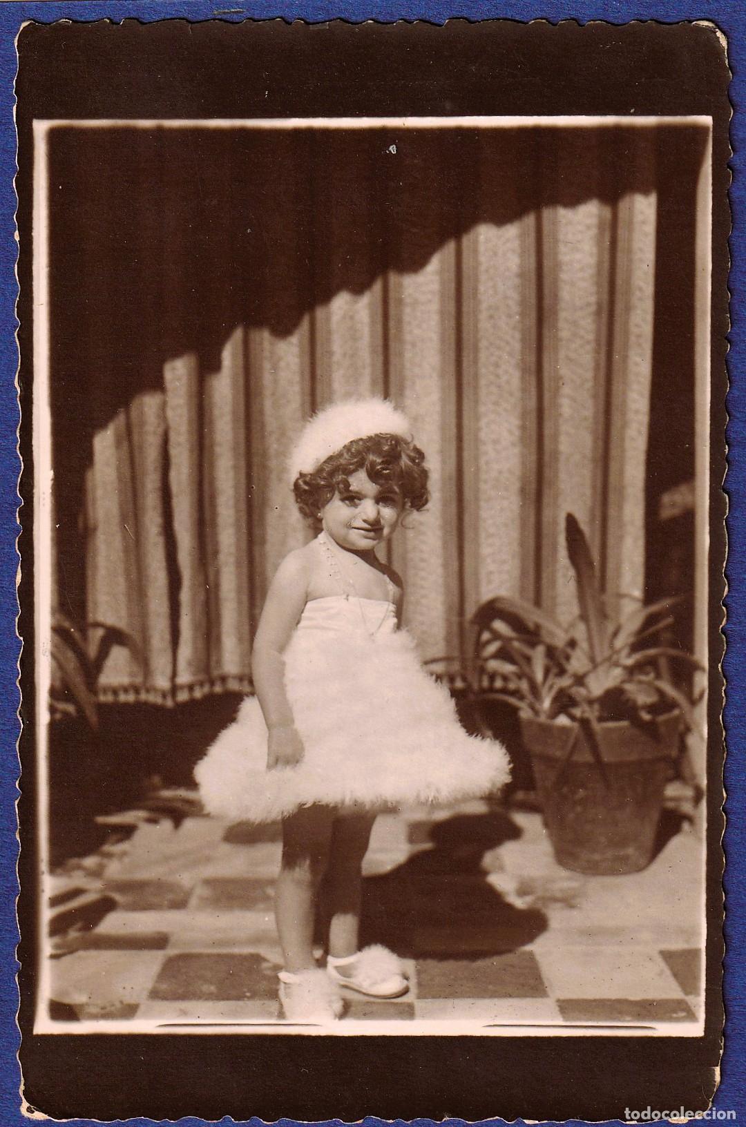 Alte Fotografie: Retrato tipo postal de una &rdquo;Shirley Temple&rdquo; argentina - CLC