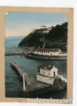 Photographie ancienne: LUARCA. RINCON DEL PUERTO. FOTO ILUMINADA. CONSERVAS CASCOS. ASTURIAS