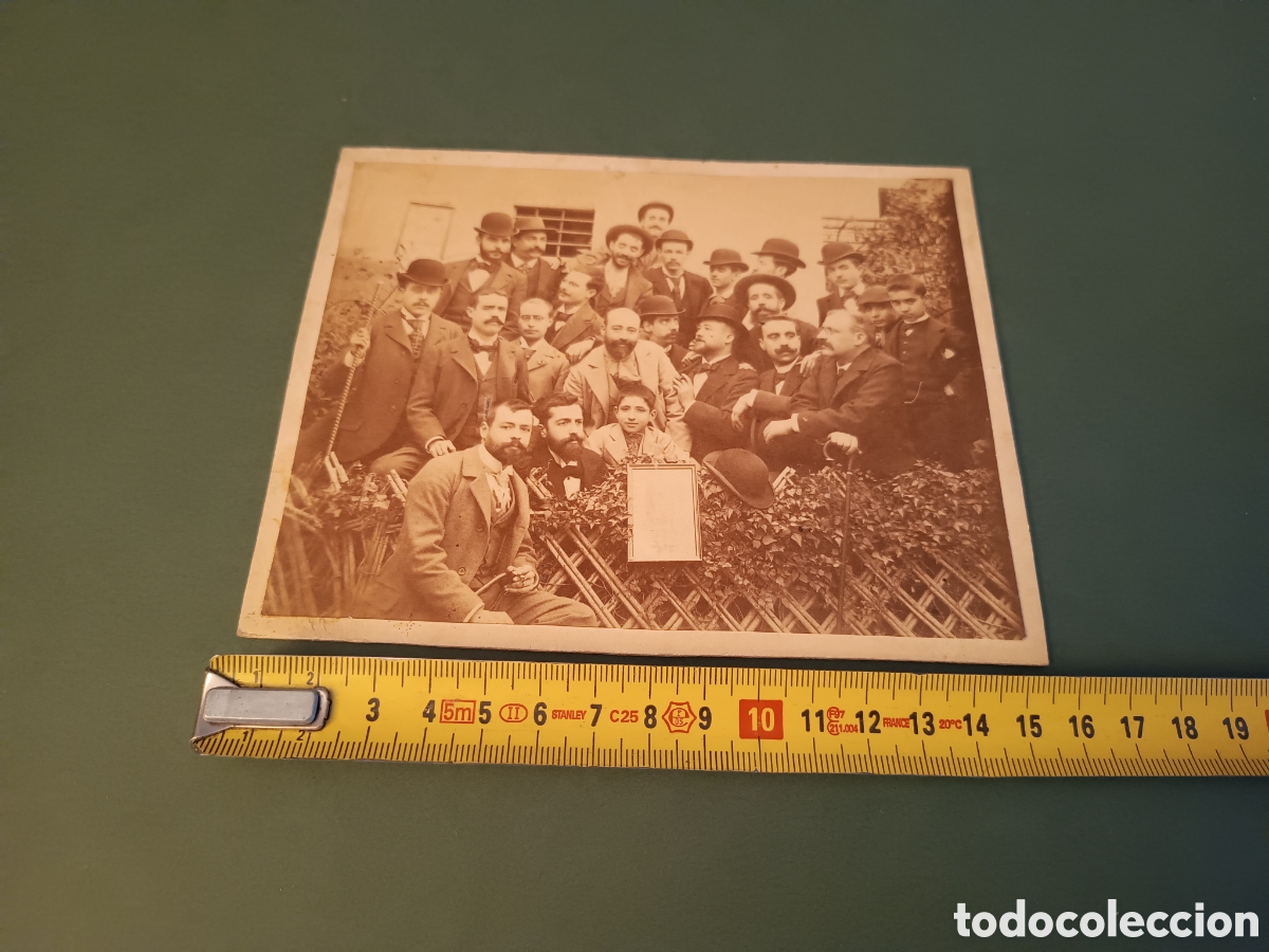Fotografia antica: FOTOGRAF&Iacute;A DE GRUPO DE HOMBRES CIRCA 1860