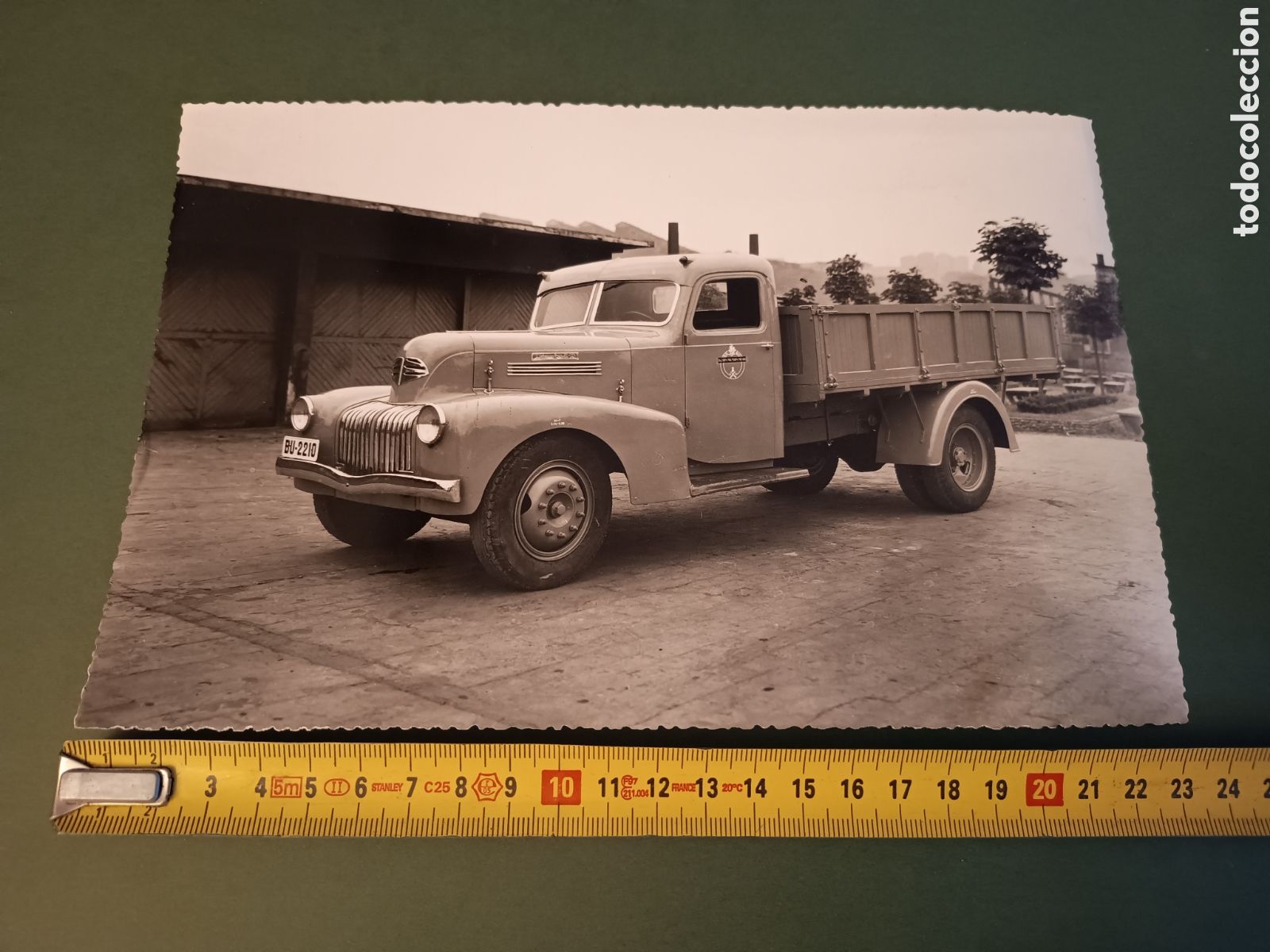 Fotografia antiga: FOTOGRAF&Iacute;A 1948 - CAMI&Oacute;N DE LA EMPRESA NAVAL - 23,5x16cm