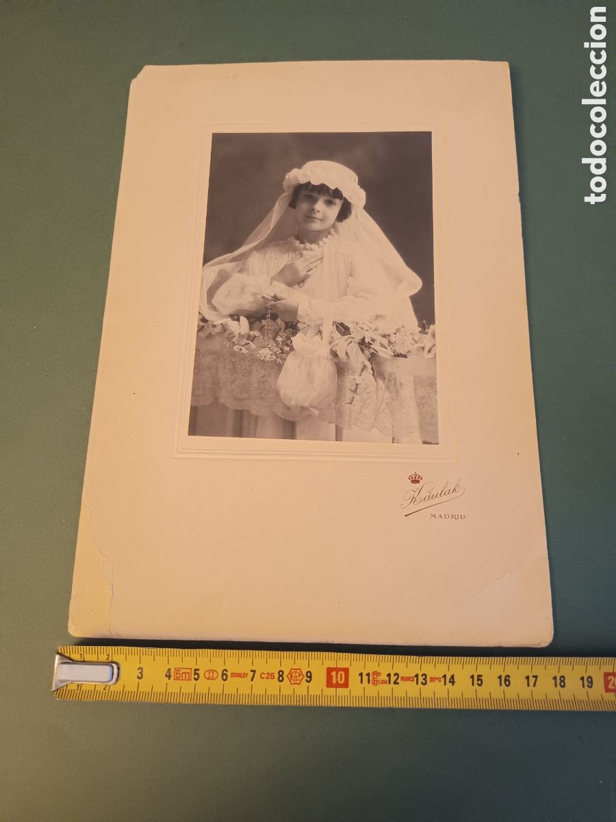 Fotografia antica: FOTOGRAF&Iacute;A DE KAULAK - COMUNI&Oacute;N DE CARMEN PELEGRIN 1929