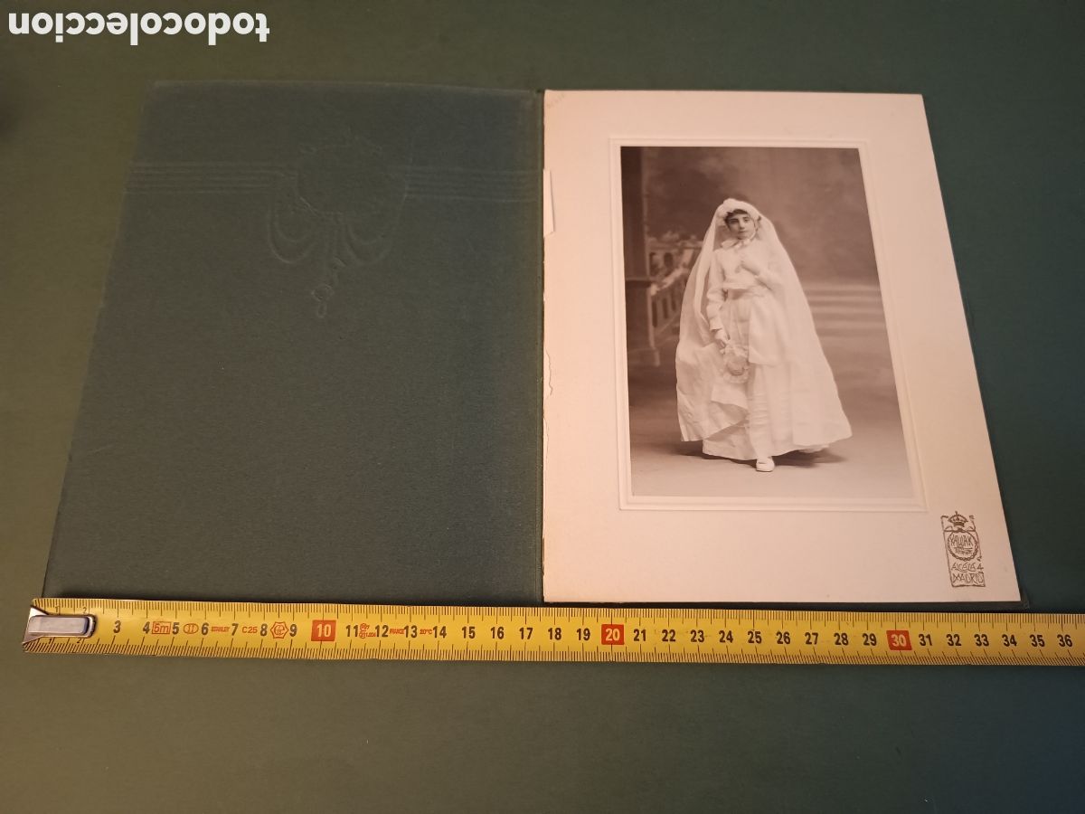 Alte Fotografie: FOTOGRAF&Iacute;A DE KAULAK - COMUNI&Oacute;N DE VALENTINA HERN&Aacute;NDEZ 1914