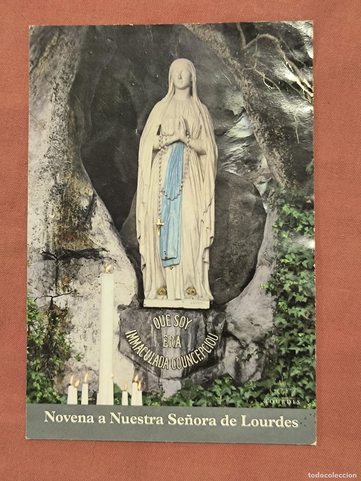 Alte Fotografie: ANTIGUA NOVENA VIRGEN DE LOURDES - Coleccionismo