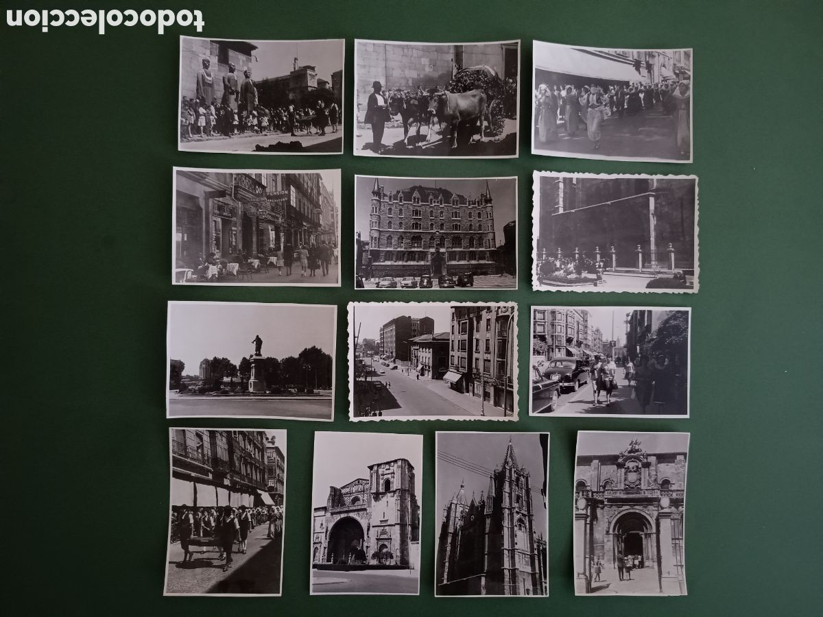 Photographie ancienne: 13 FOTOGRAF&Iacute;AS DE LE&Oacute;N - A&Ntilde;OS 60 - 10,5x7,5cm aprox.