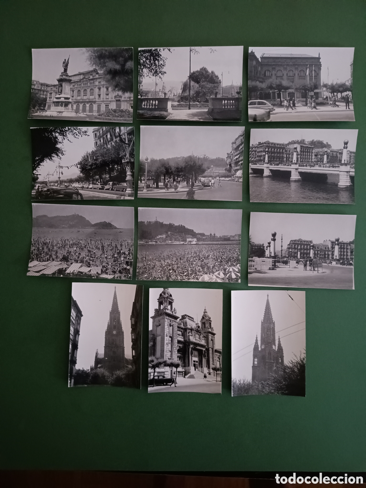 Photographie ancienne: 12 FOTOGRAF&Iacute;AS DE SAN SEBASTI&Aacute;N - A&Ntilde;OS 60 - 10,5x7,5cm aprox.
