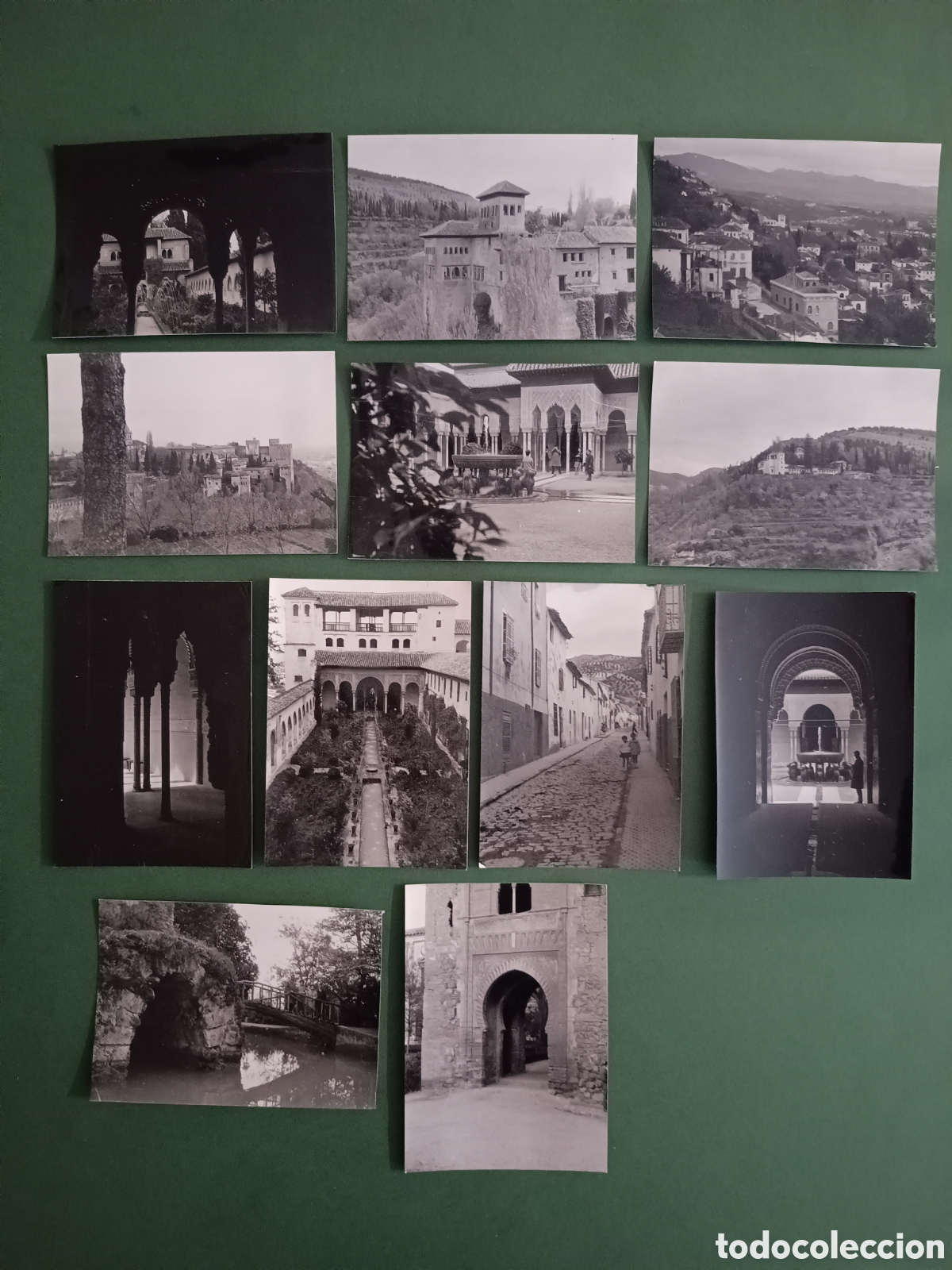Photographie ancienne: 12 FOTOGRAF&Iacute;AS DE GRANADA - A&Ntilde;OS 60 - 10,5x7,5cm aprox.
