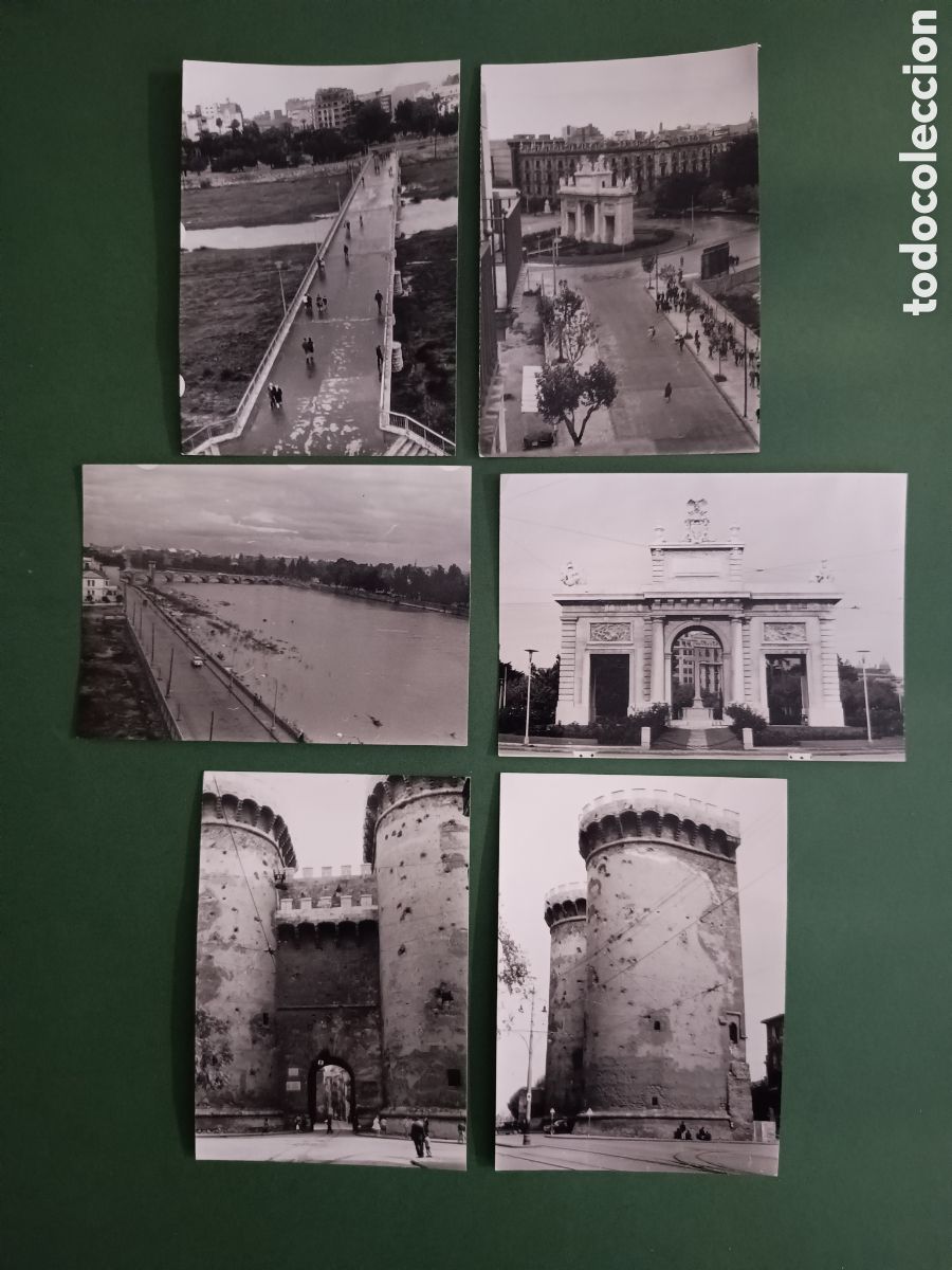 Photographie ancienne: 6 FOTOGRAF&Iacute;AS DE VALENCIA - A&Ntilde;OS 60 - 10,5x7,5cm aprox.