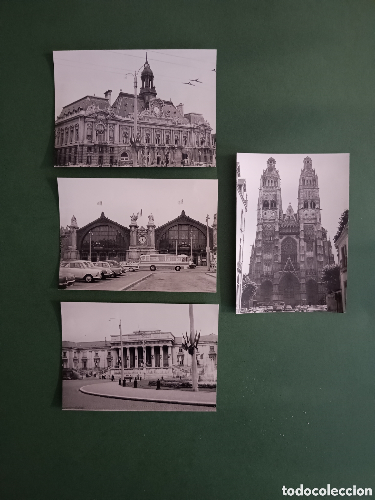 Photographie ancienne: 4 FOTOGRAF&Iacute;AS DE TOURS - A&Ntilde;OS 60 - 10,5x7,5cm aprox.