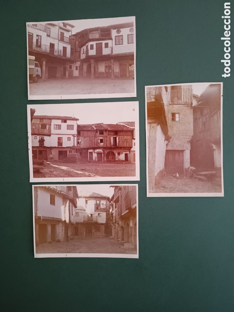 Photographie ancienne: 4 FOTOGRAF&Iacute;AS DE LA ALBERCA - A&Ntilde;OS 60 - 10,5x7,5cm aprox.