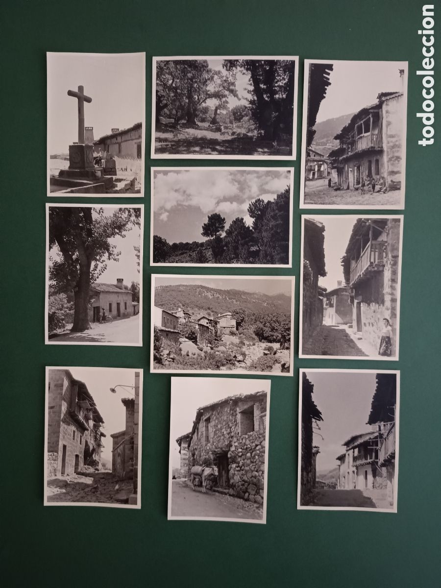 Alte Fotografie: 10 FOTOGRAF&Iacute;AS DE PUEBLO SIERRA DE GREDOS - A&Ntilde;OS 60 - 10,5x7,5cm aprox.