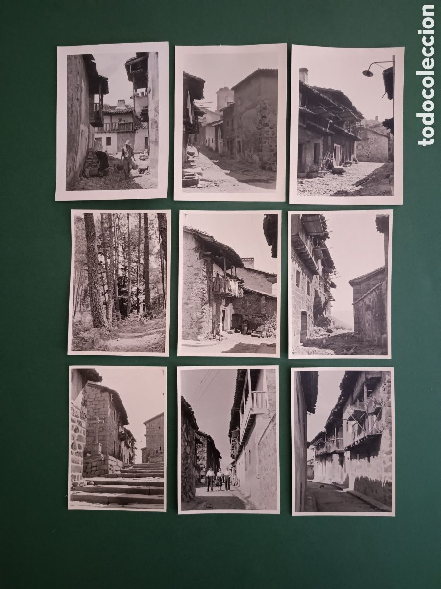 Antique Photography: 9 FOTOGRAF&Iacute;AS DE PUEBLO SIERRA DE GREDOS - A&Ntilde;OS 60 - 10,5x7,5cm aprox.
