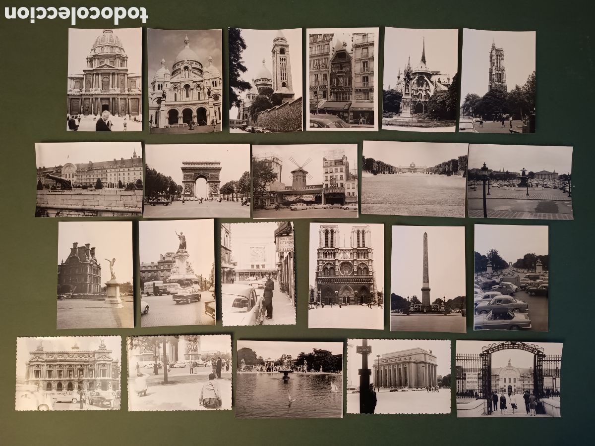 Alte Fotografie: 22 FOTOGRAF&Iacute;AS DE PARIS - A&Ntilde;OS 60 - 10,5x7,5cm aprox.