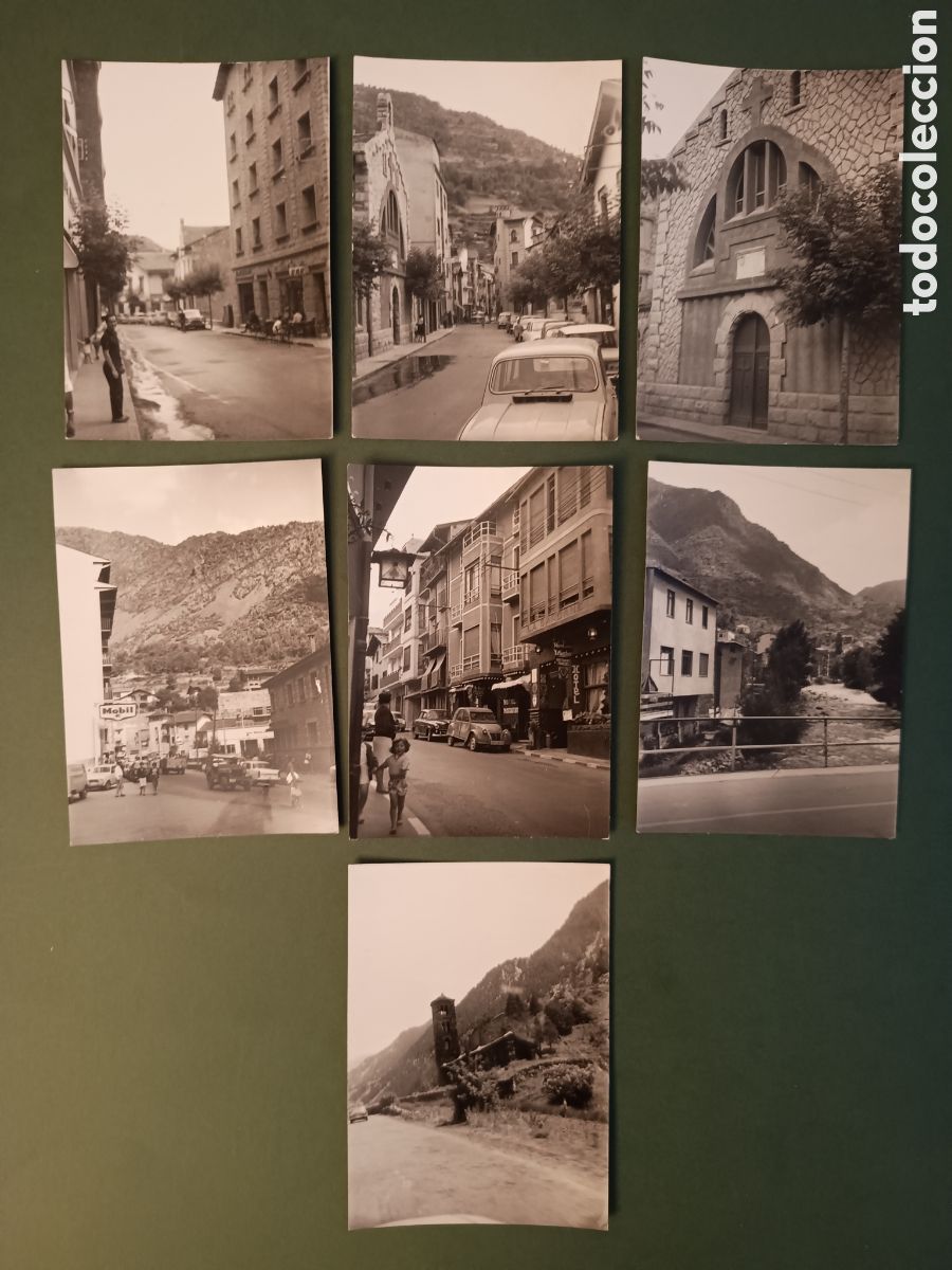 Fotografia antiga: 7 FOTOGRAF&Iacute;AS DE ANDORRA - A&Ntilde;OS 60 - 10,5x7,5cm aprox.