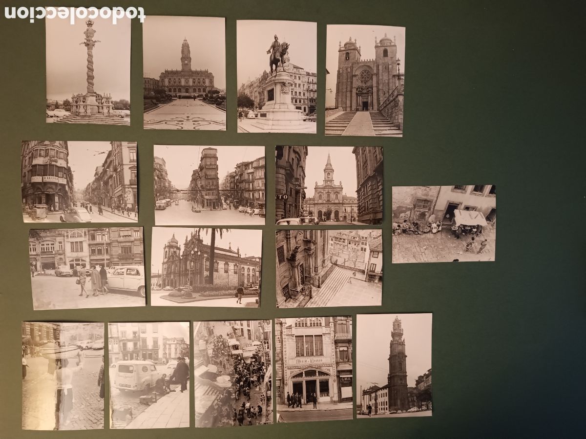 Antique Photography: 16 FOTOGRAF&Iacute;AS DE OPORTO - A&Ntilde;OS 60 - 10,5x7,5cm aprox.