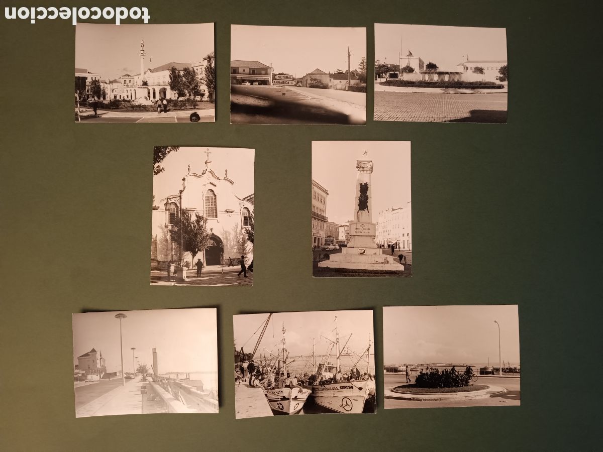 Fotografia antiga: 8 FOTOGRAF&Iacute;AS DE FIGUEIRA DA FOZ Y SETUBAL - A&Ntilde;OS 60 - 10,5x7,5cm aprox.