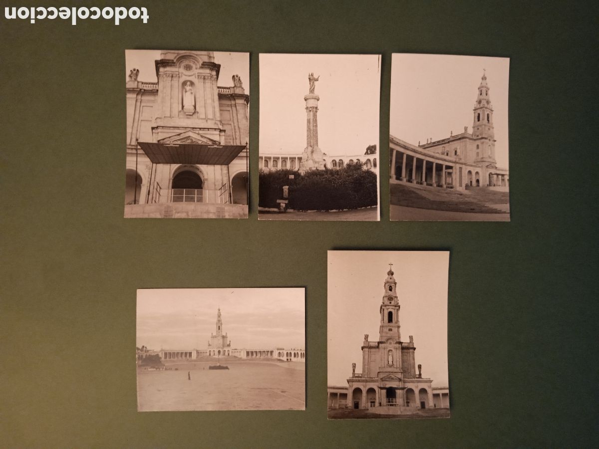 Fotografia antiga: 5 FOTOGRAF&Iacute;AS DE F&Aacute;TIMA - A&Ntilde;OS 60 - 10,5x7,5cm aprox.