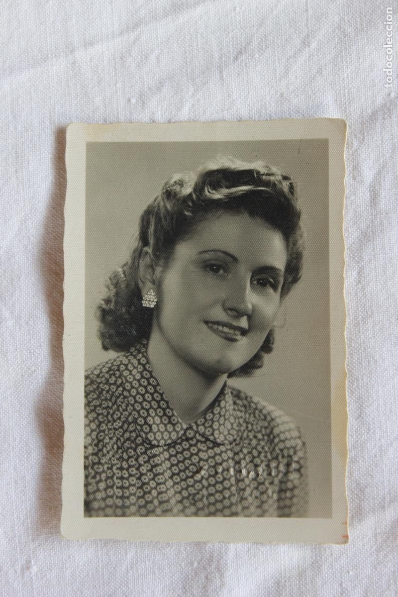 Alte Fotografie: SE&Ntilde;ORITA PERFIL 1943 SOMAT SANTANDER