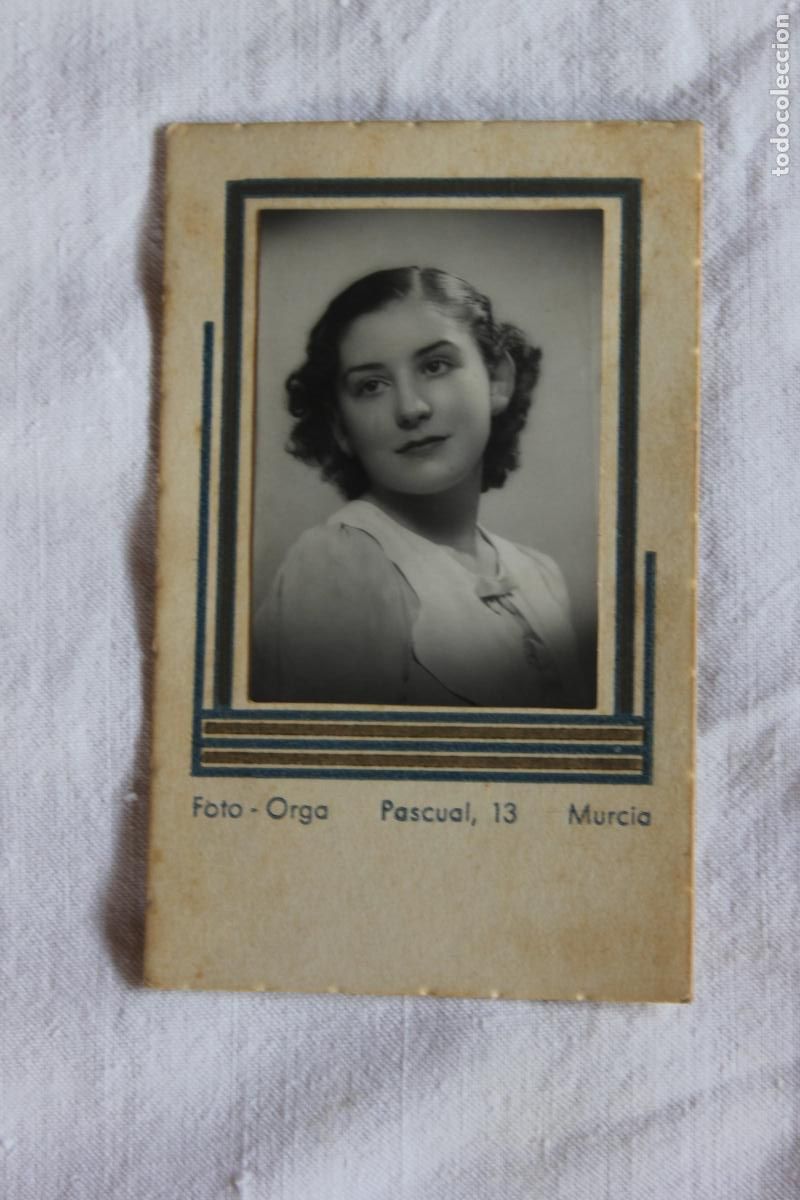Fotograf&iacute;a antigua: SE&Ntilde;ORITA EN POSE FOTOS ORGA MURCIA