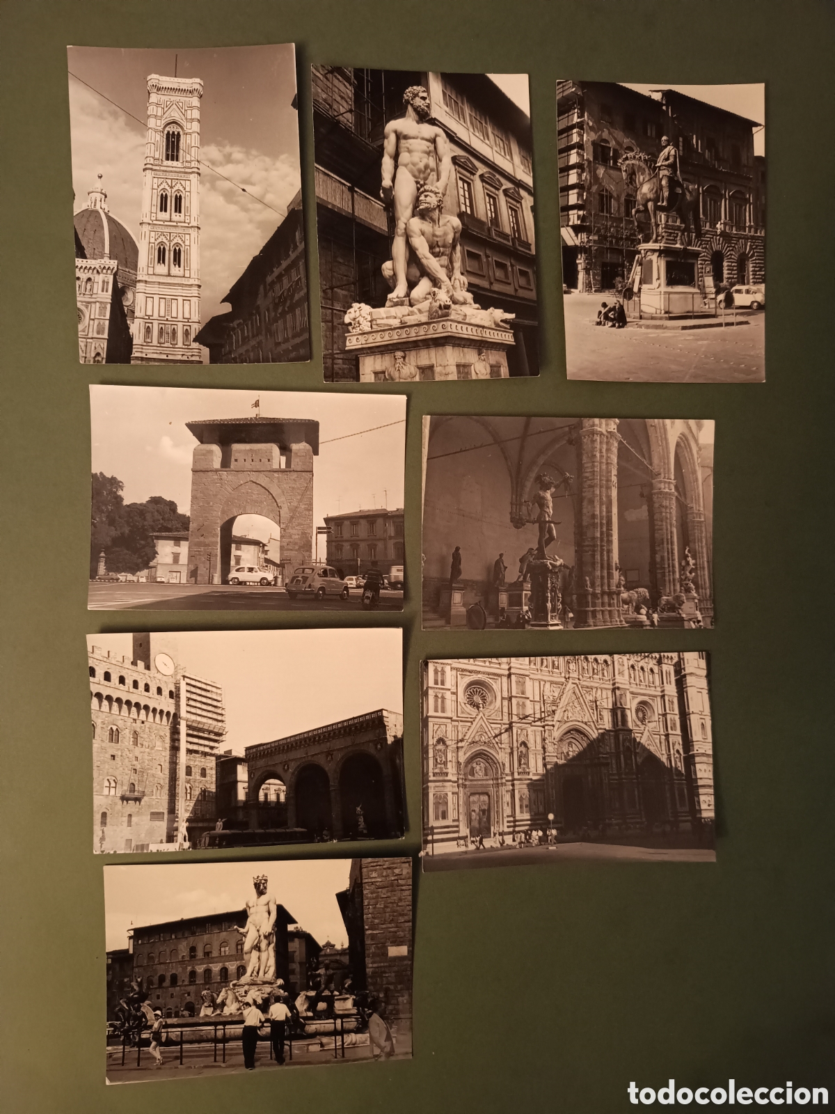 Fotografia antiga: 8 FOTOGRAF&Iacute;AS DE FLORENCIA - A&Ntilde;OS 60 - 10,5x7,5cm aprox.