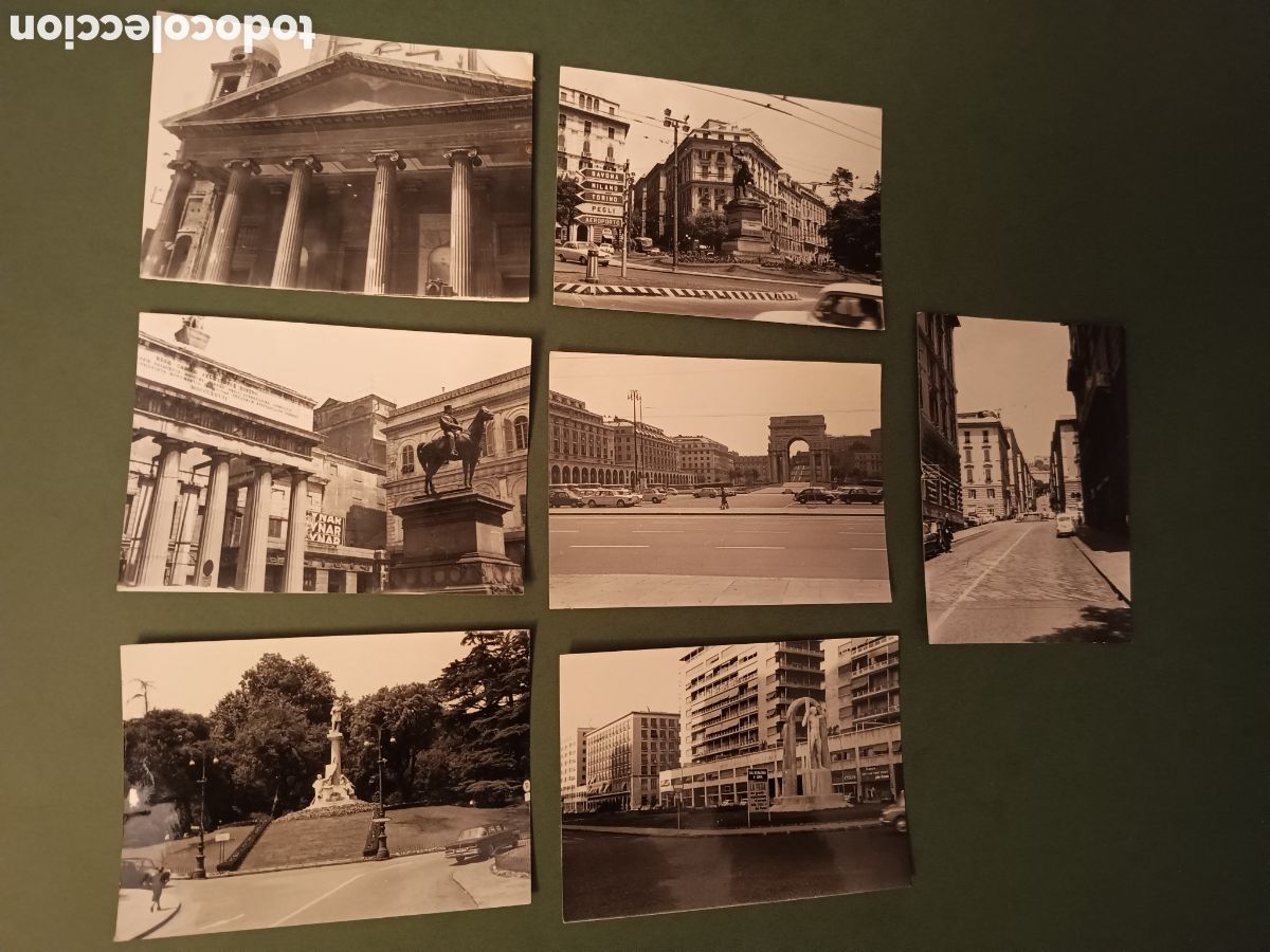Fotografia antiga: 7 FOTOGRAF&Iacute;AS DE G&Eacute;NOVA - A&Ntilde;OS 60 - 10,5x7,5cm aprox.