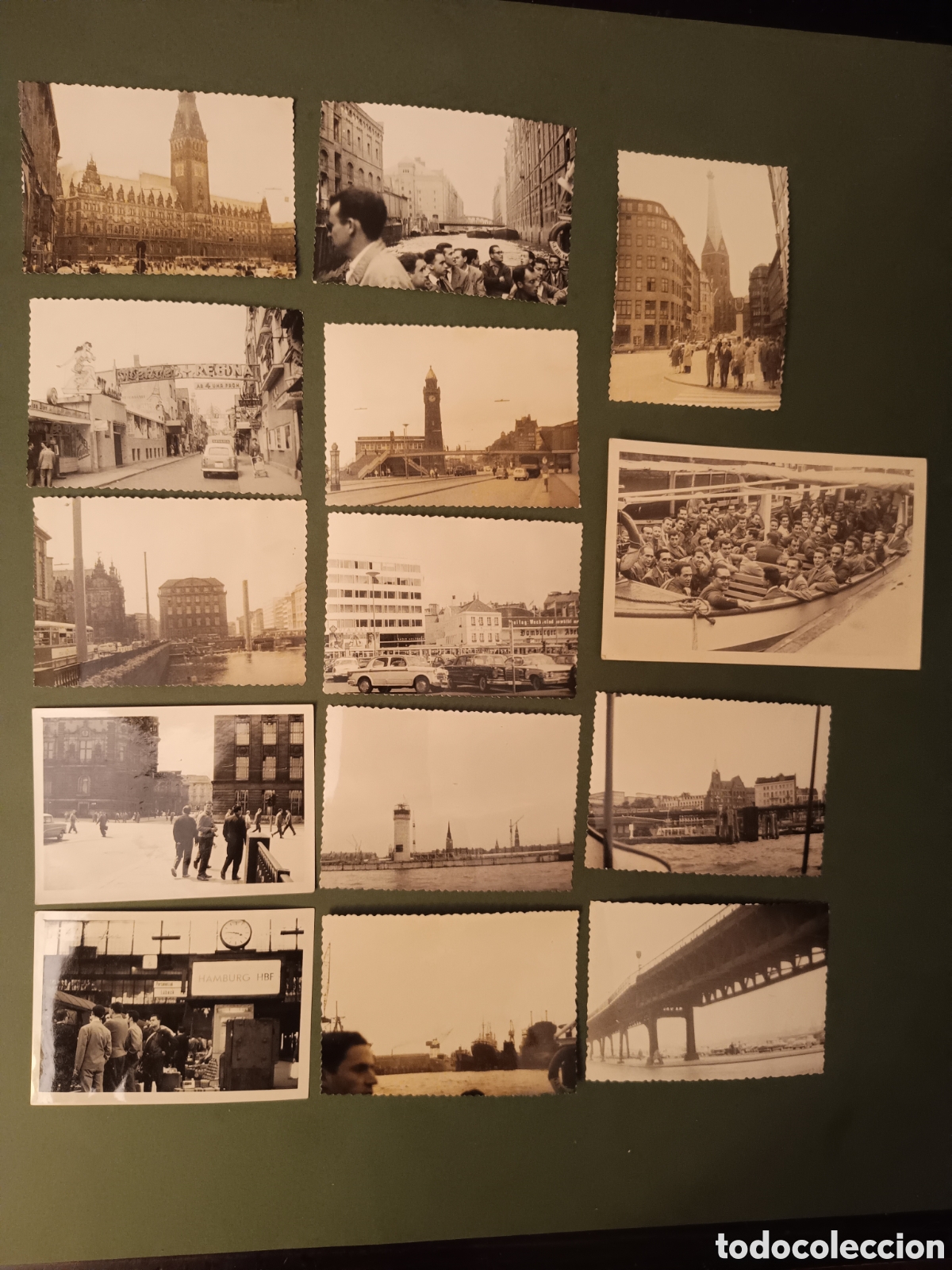 Fotografia antiga: 14 FOTOGRAF&Iacute;AS DE HAMBURGO - A&Ntilde;OS 60 - 10,5x7,5cm aprox.