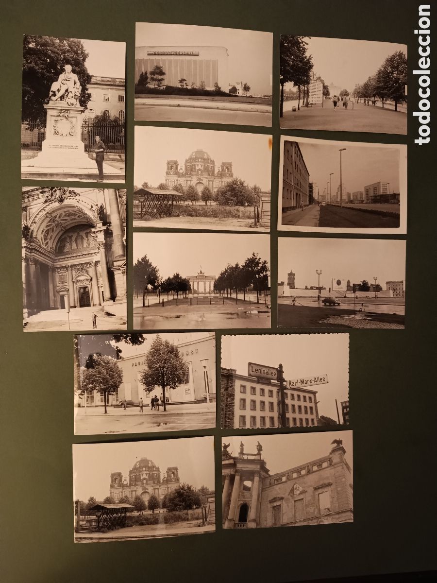 Fotografia antiga: 12 FOTOGRAF&Iacute;AS DE BERL&Iacute;N ORIENTAL - A&Ntilde;OS 60 - 10,5x7,5cm aprox.