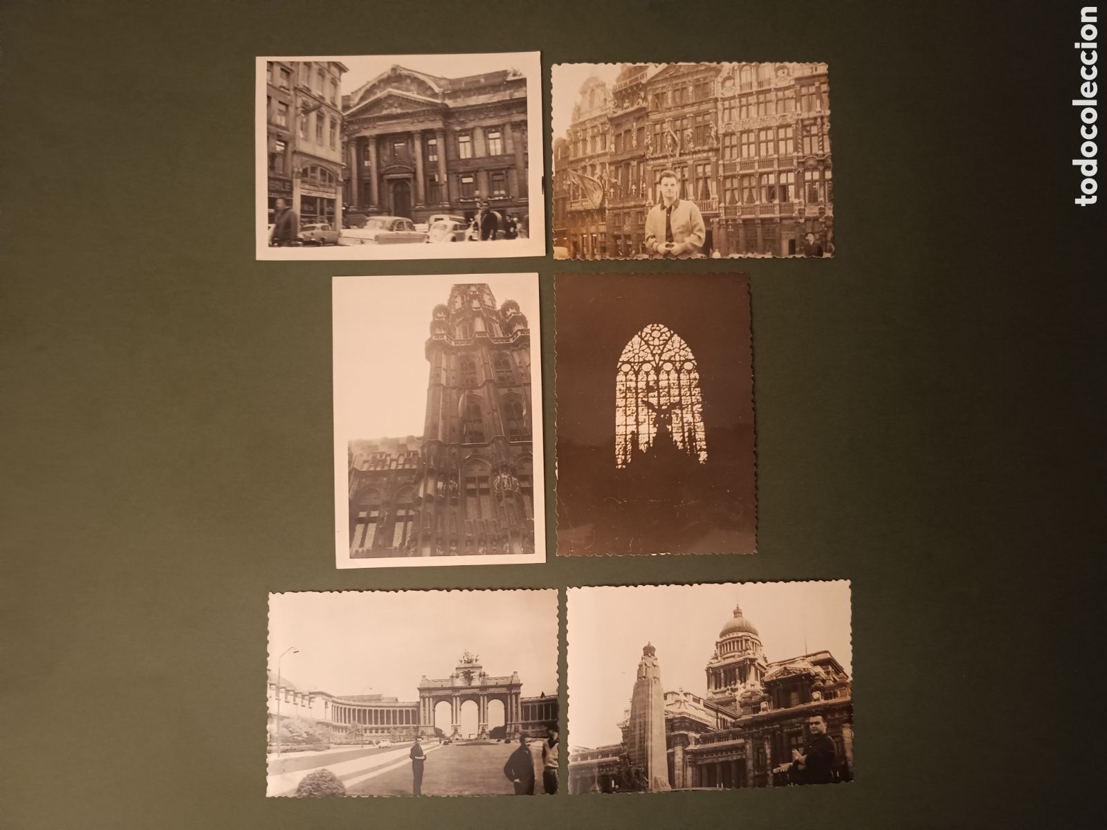 Fotografia antiga: 6 FOTOGRAF&Iacute;AS DE BRUSELAS - A&Ntilde;OS 60 - 10,5x7,5cm aprox.