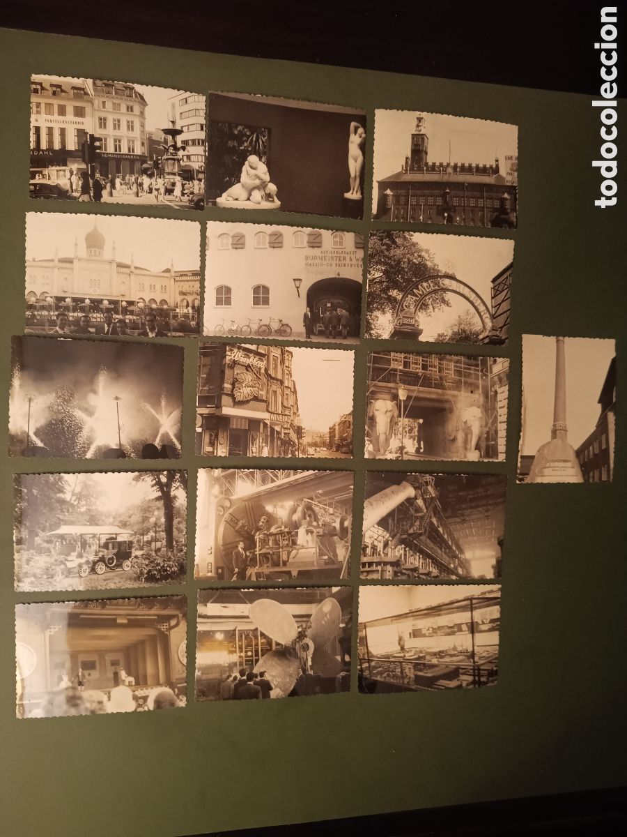 Fotograf&iacute;a antigua: 16 FOTOGRAF&Iacute;AS DE COPENHAGUE - A&Ntilde;OS 60 - 10,5x7,5cm aprox.