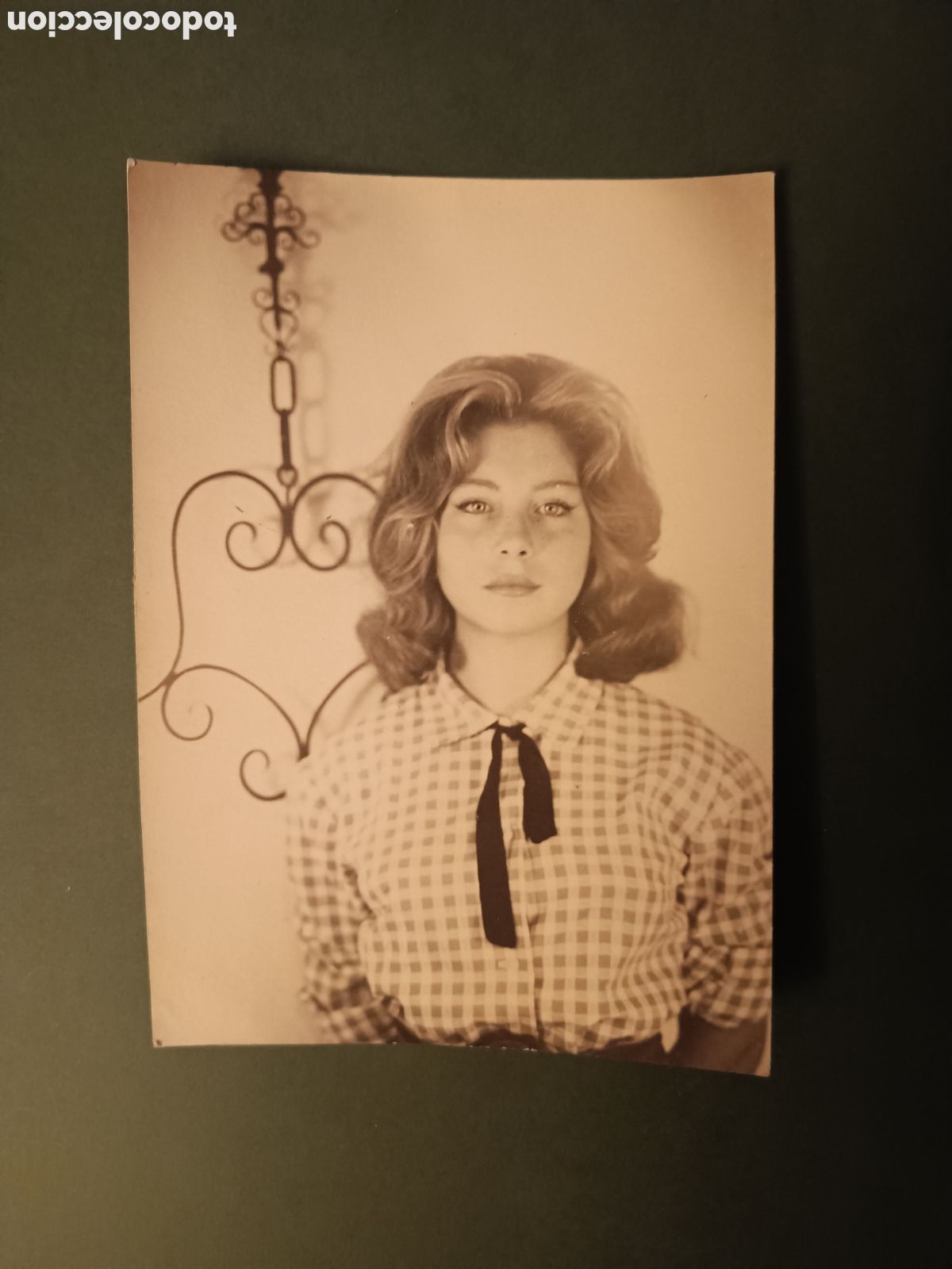 Fotografia antiga: FOTOGRAF&Iacute;A RETRATO DE UNA CHICA - A&Ntilde;OS 60 - 16,5x11,5cm aprox.