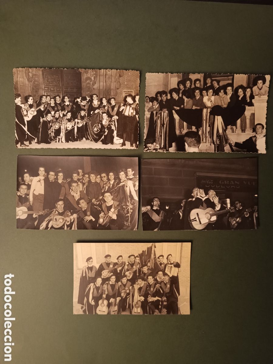 Fotograf&iacute;a antigua: 5 FOTOGRAF&Iacute;AS - TUNA DE INDUSTRIALES 1961 - 13,5x8,5cm aprox.