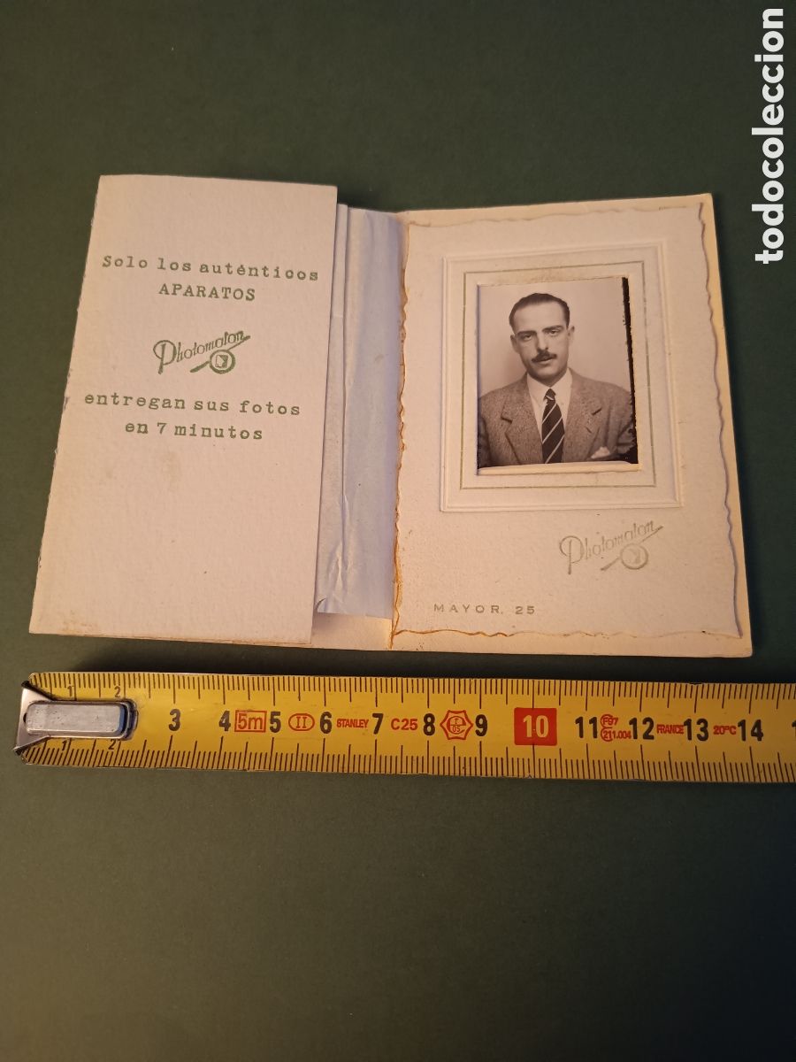 Fotograf&iacute;a antigua: PHOTOMATON MADRID - ALBERTO HDEZ - A&Ntilde;OS 40
