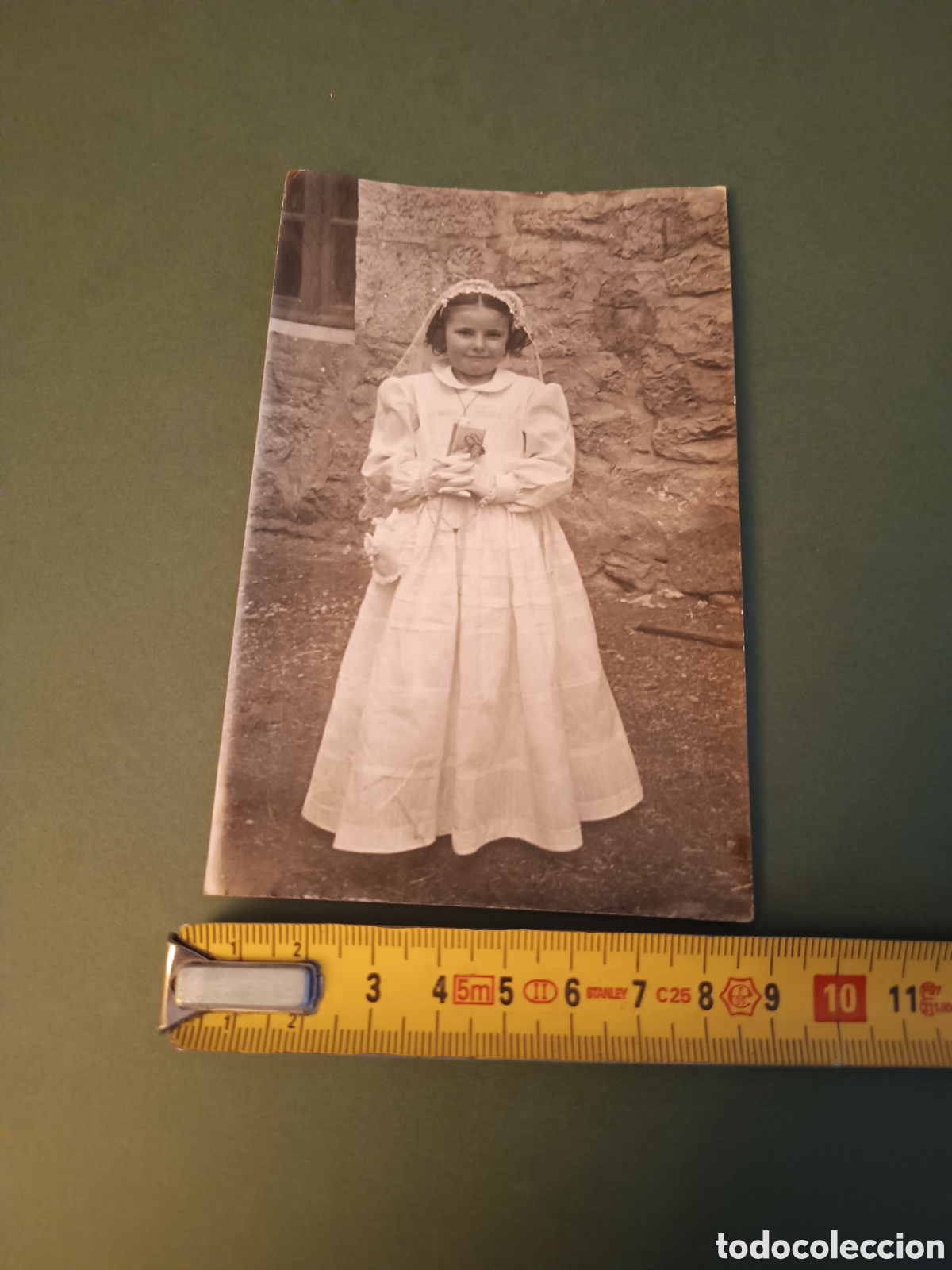 Alte Fotografie: FOTOGRAF&Iacute;A DE COMUNI&Oacute;N CANICOSA DE LA SIERRA BURGOS - MAR&Iacute;A TERESA L&Oacute;PEZ