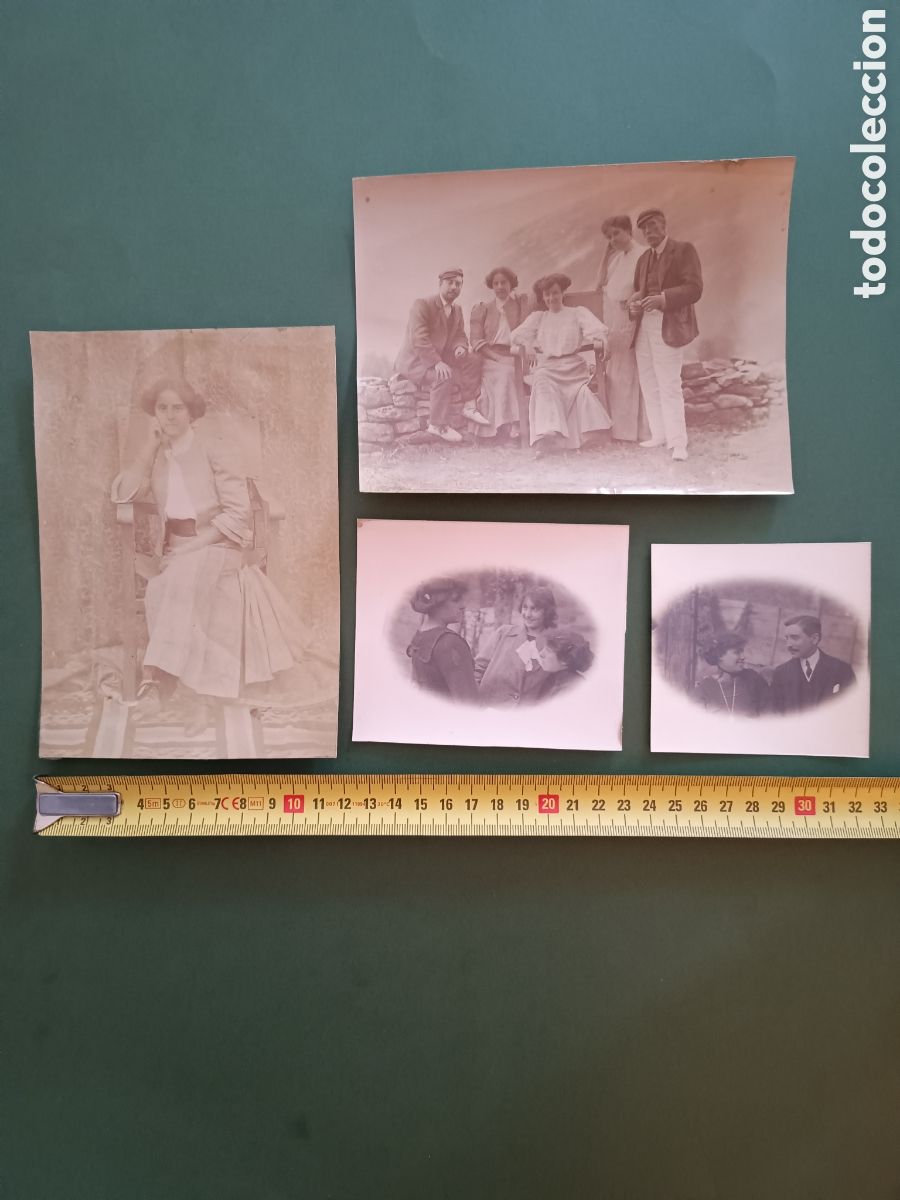 Alte Fotografie: 4 FOTOGRAF&Iacute;AS - FINALES S.XIX - FOTOS FAMILIA DE TORRES