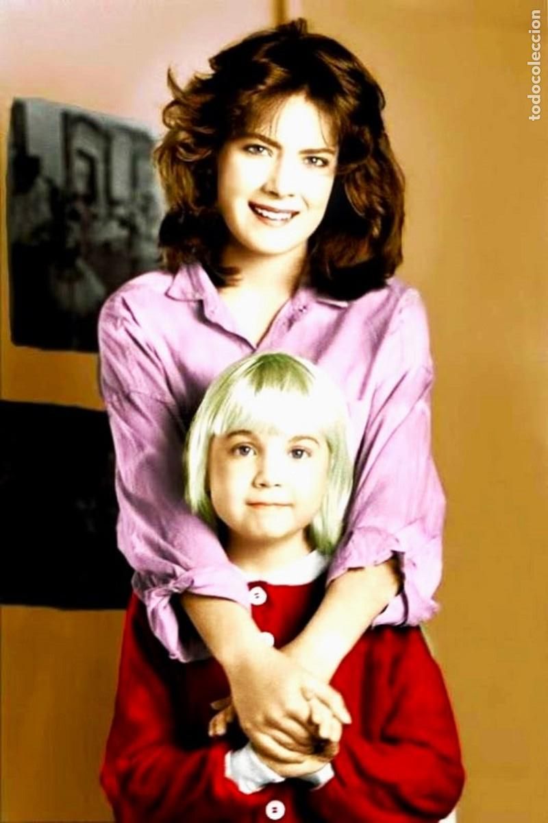 Alte Fotografie: LARA FLYNN BOYLE & HEATHER O'ROURKE. FOTOGRAFIA.