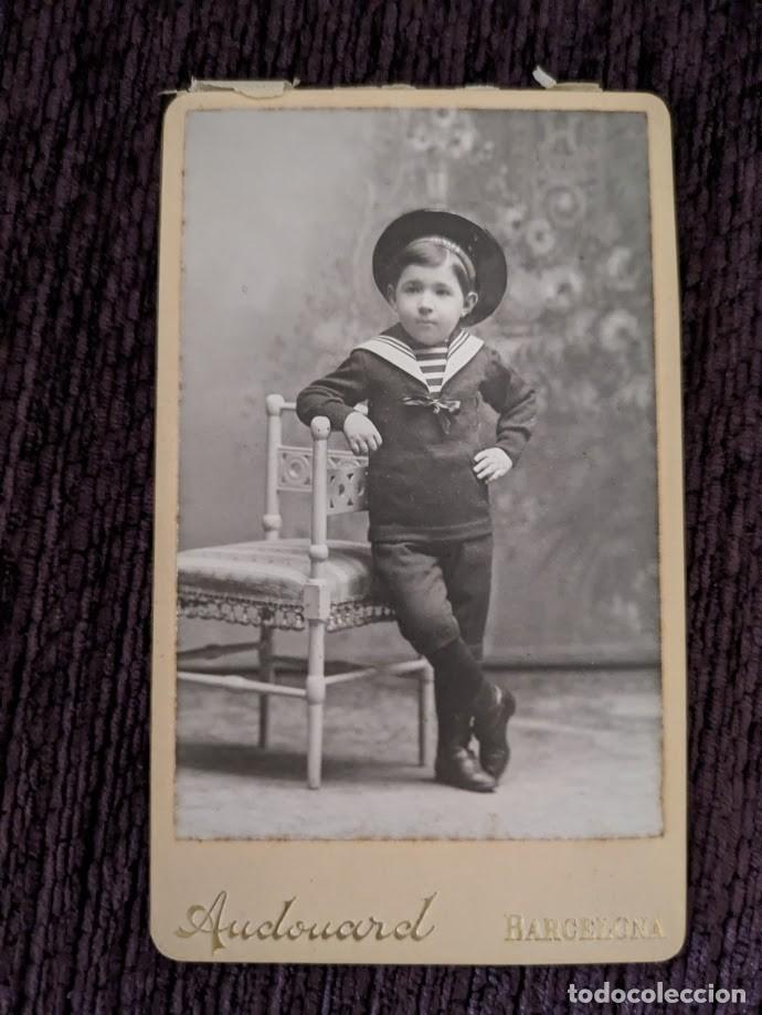 Fotograf&iacute;a antigua: Fotografia de ni&ntilde;o de principios de siglo XX. Pau Audouard.
