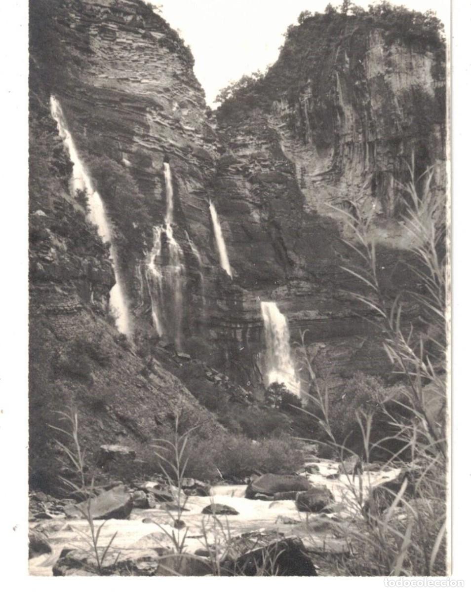 Fotograf&iacute;a antigua: :::: H242 - FOTOGRAFIA - CASCADAS DE SORROSAL - BROTO 1956