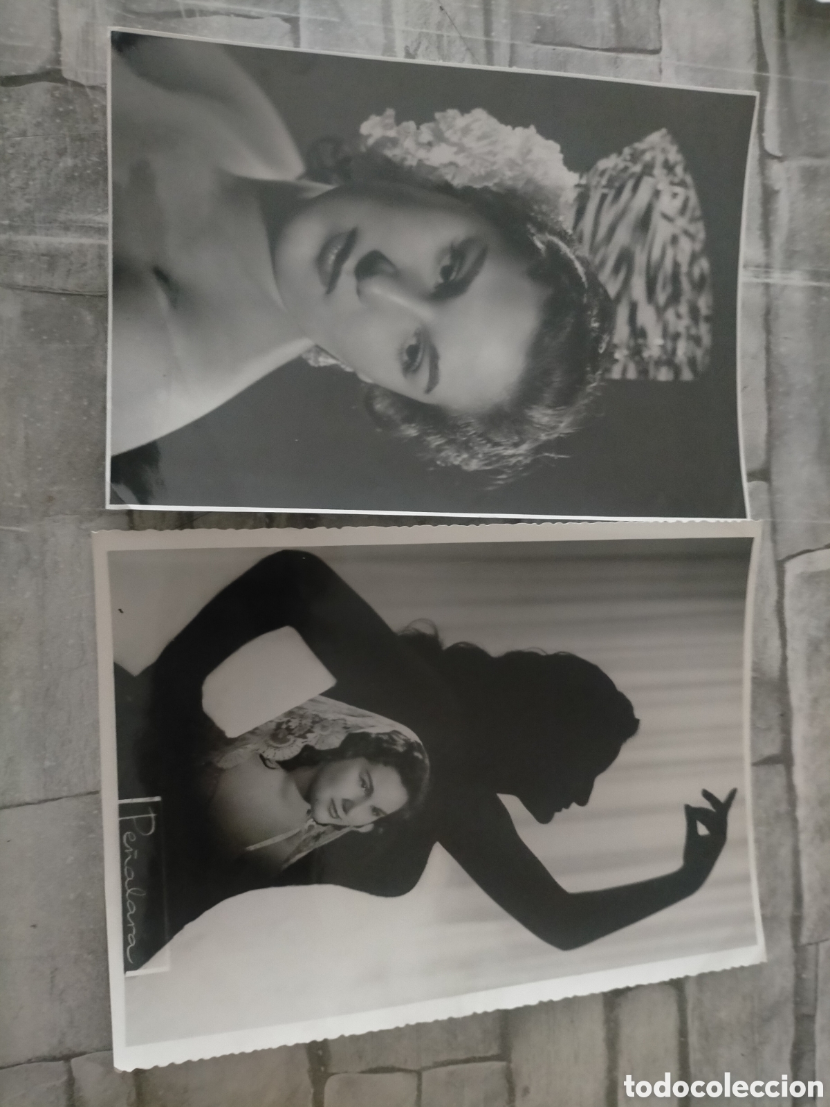 Fotograf&iacute;a antigua: Pilar&iacute;n S&aacute;ez pareja de fotograf&iacute;as