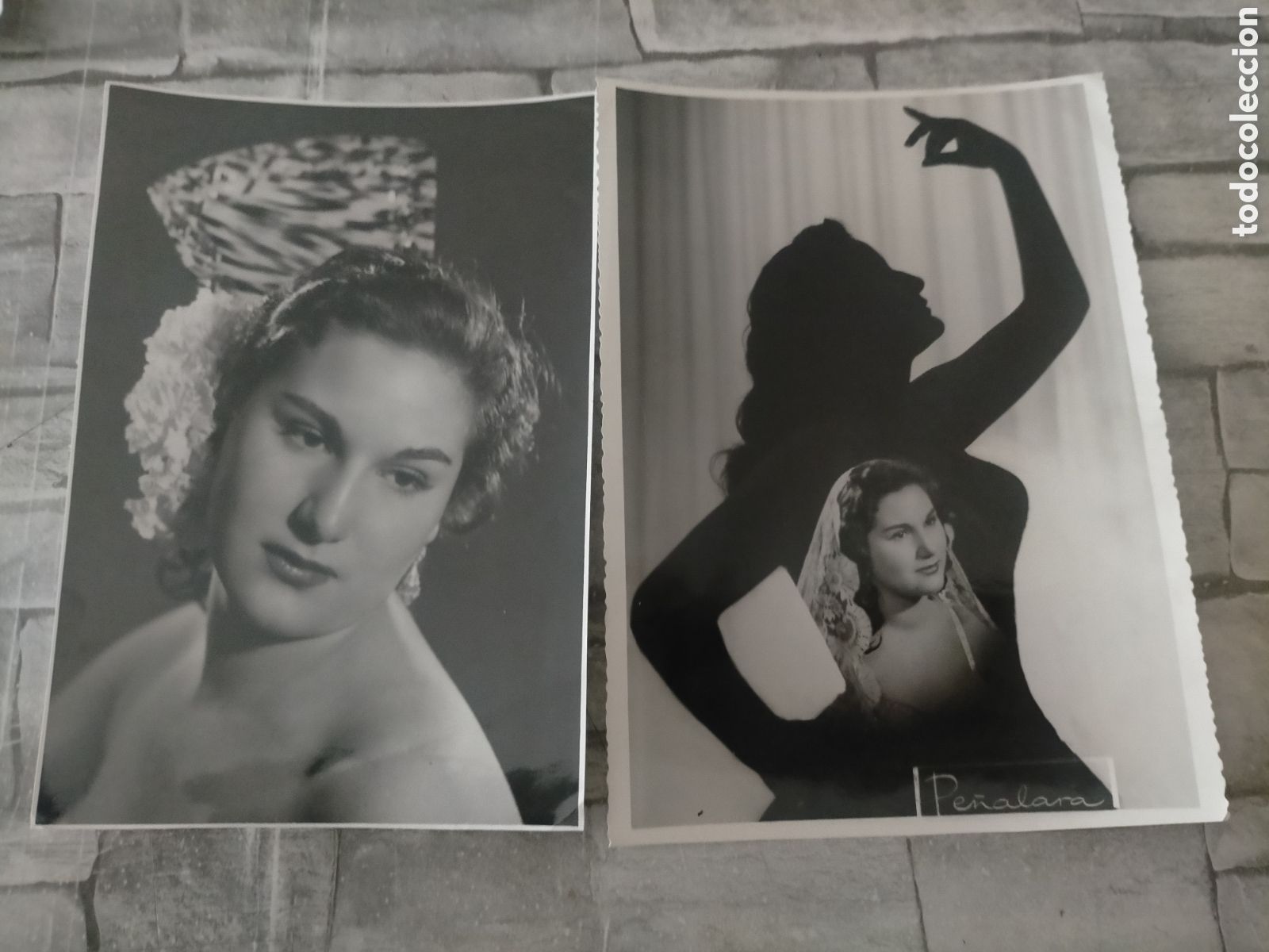 Fotograf&iacute;a antigua: Pilar&iacute;n S&aacute;ez pareja de fotograf&iacute;as