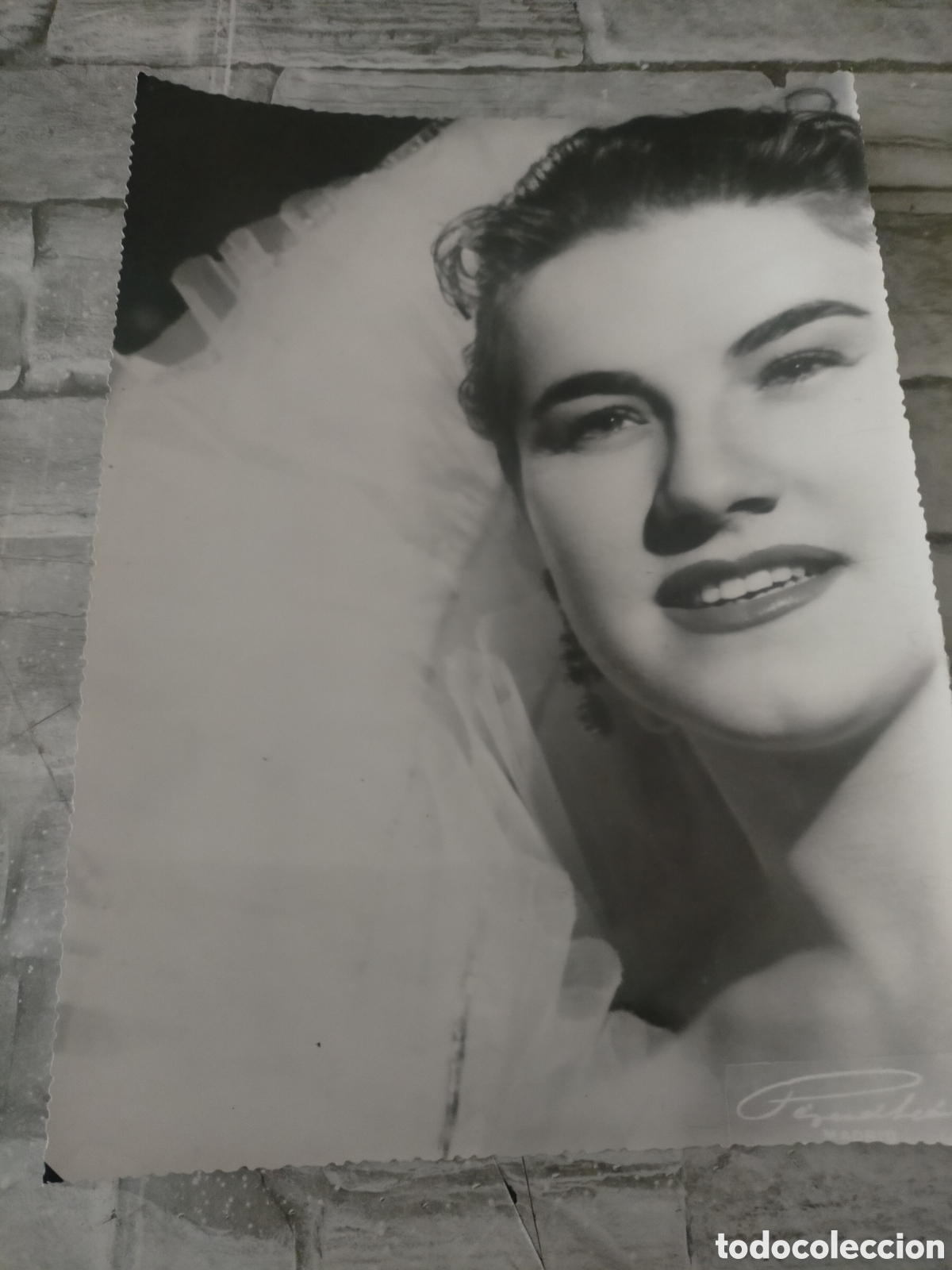 Fotograf&iacute;a antigua: Marisol Reyes la novia de Madrid
