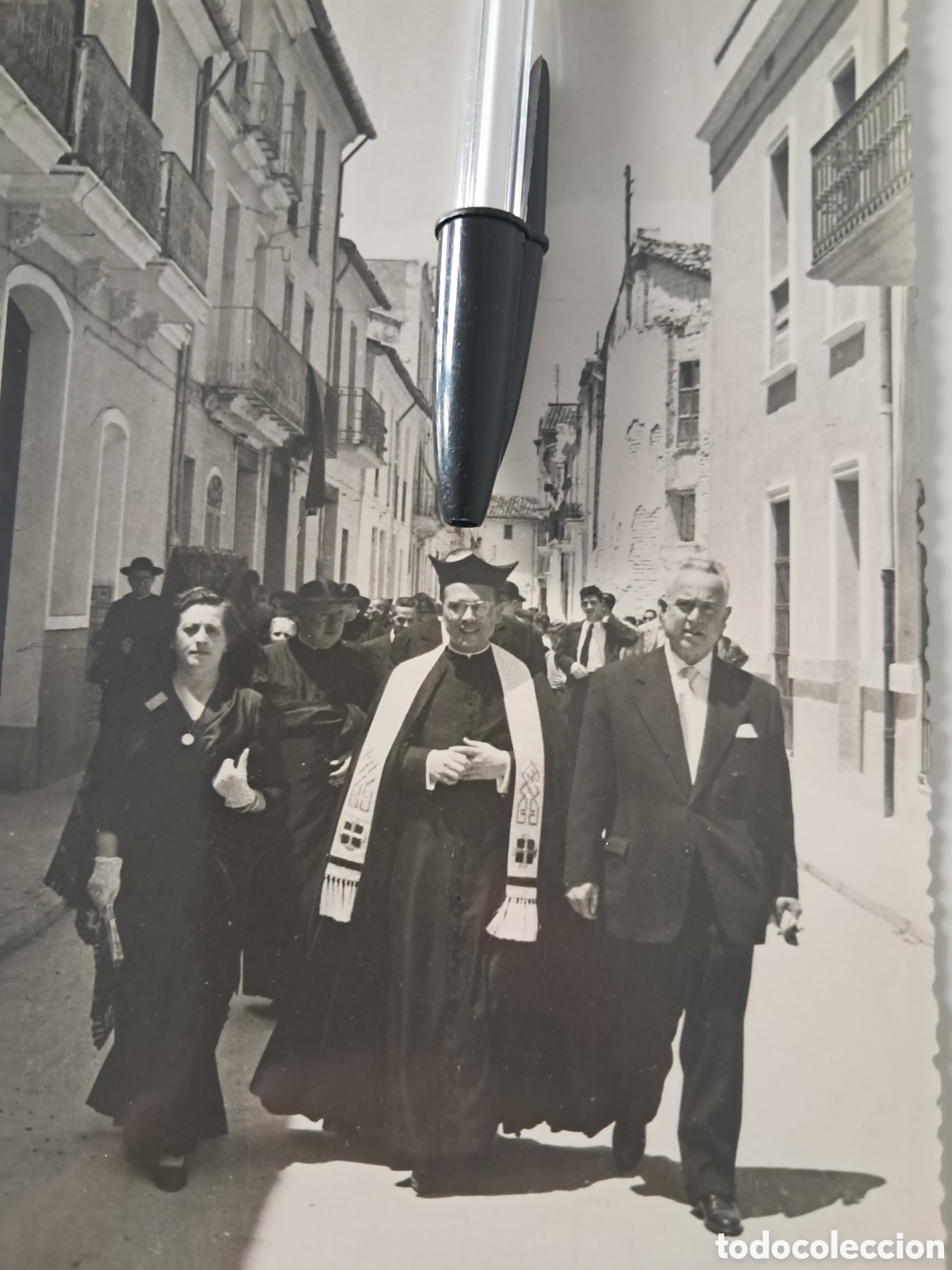 Fotograf&iacute;a antigua: ALGEMESI PRIMERA MISA DEL SACERDOTE MANUEL GANDIA FRANCES 3 -7- 1955 FOTO CIPRIANO TEODORO (26-12 )